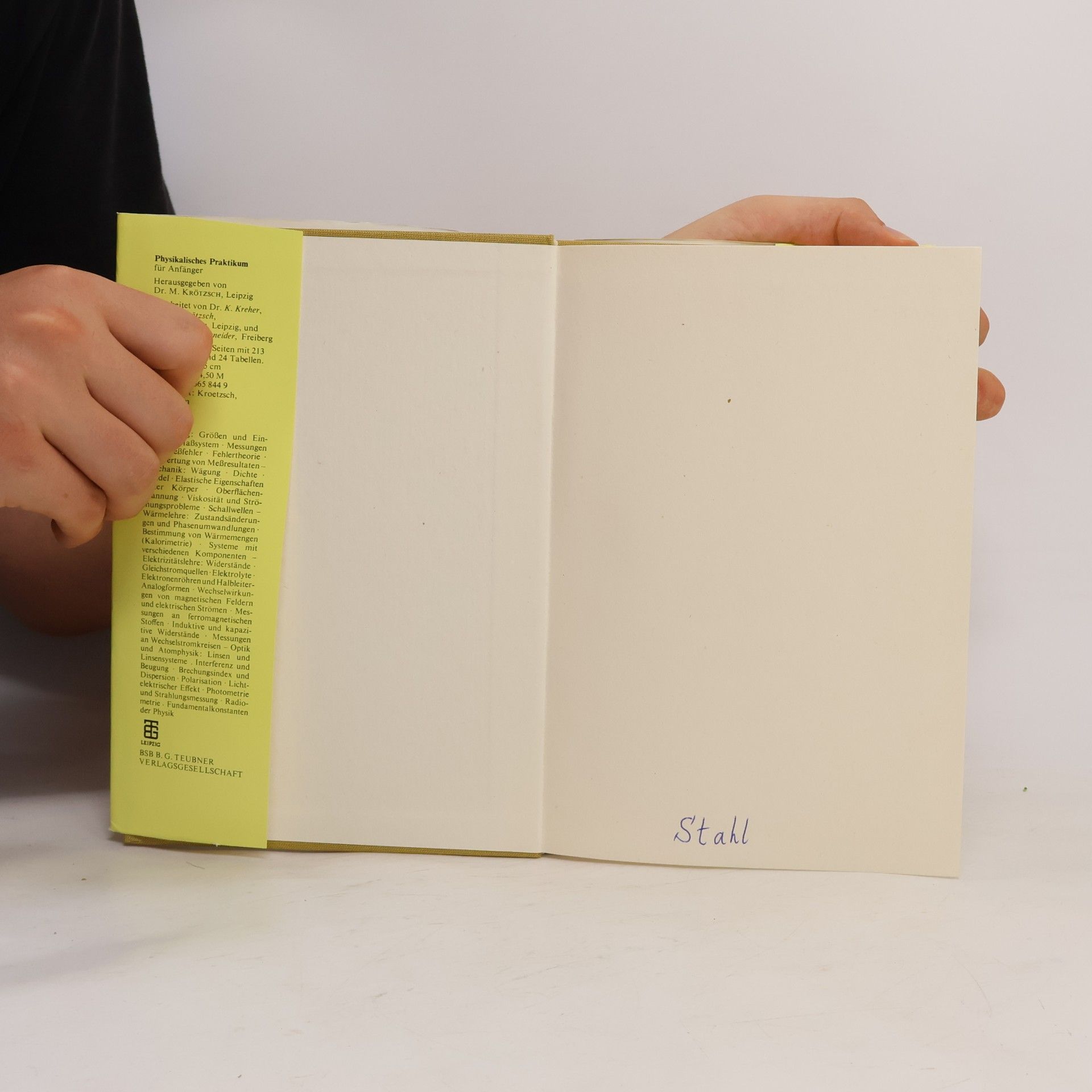 Kolektiv autorů Lehrbuch der Physik 1