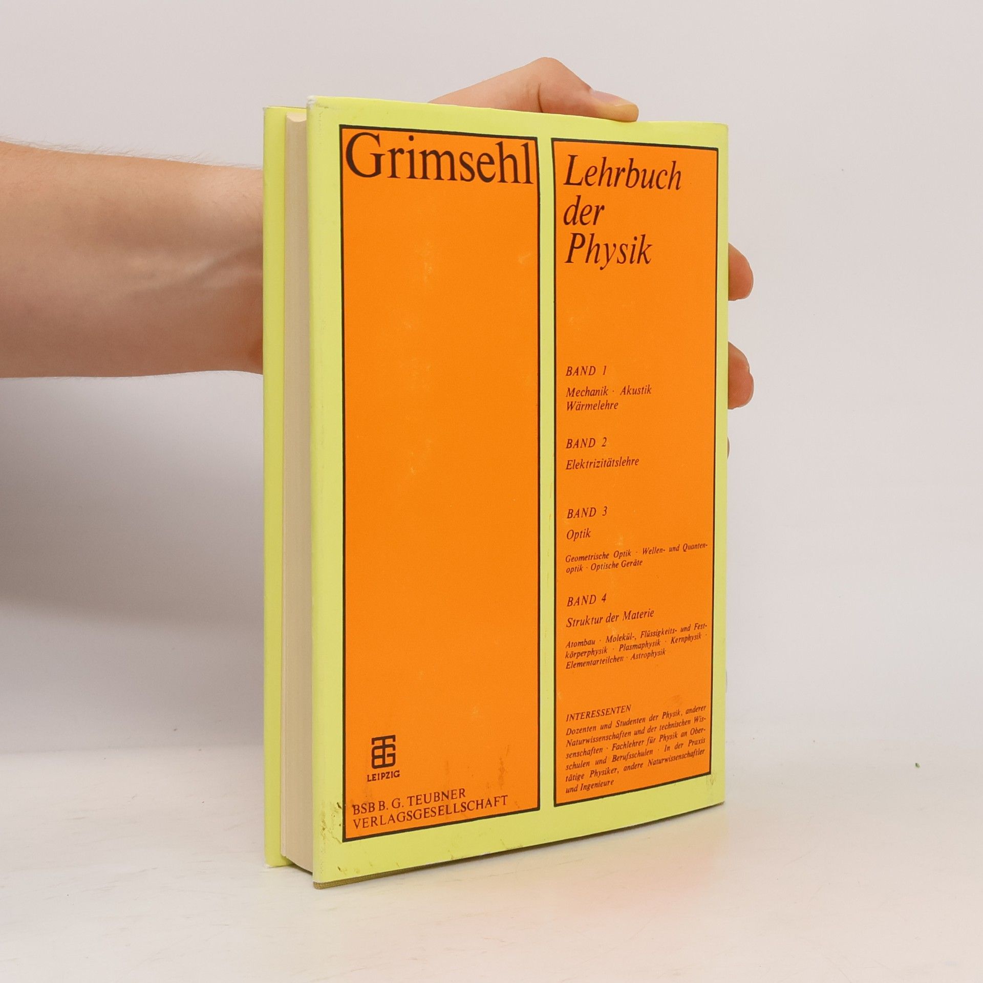 Kolektiv autorů Lehrbuch der Physik 1