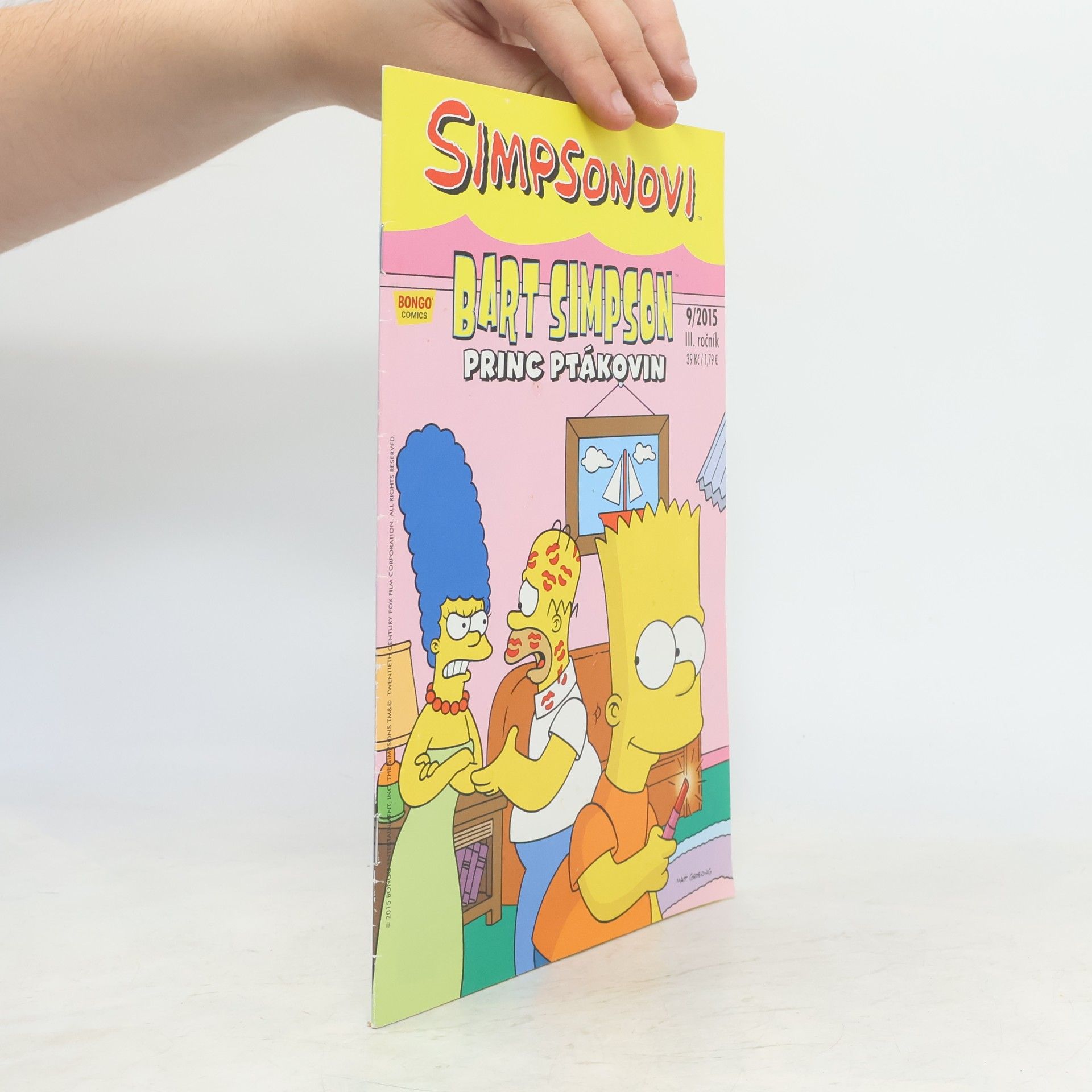 Matt Groening Simpsonovi. Bart Simpson princ ptákovin. 9/2015