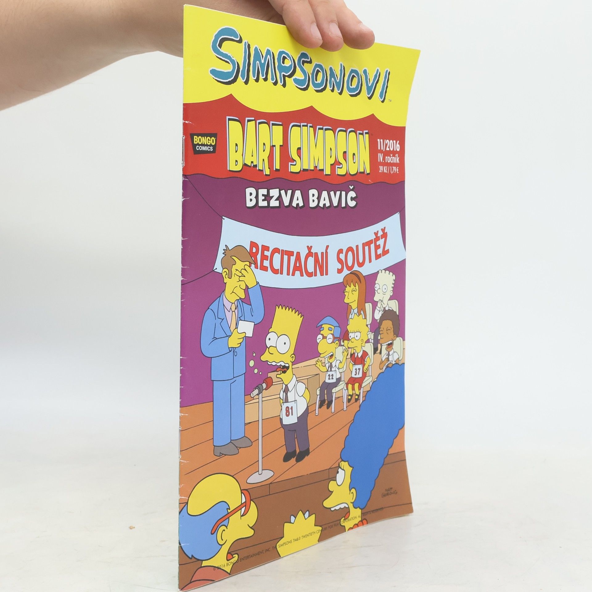 Simpsonovi 11/2016 IV. ročník - Bart Simpson bezva bavič