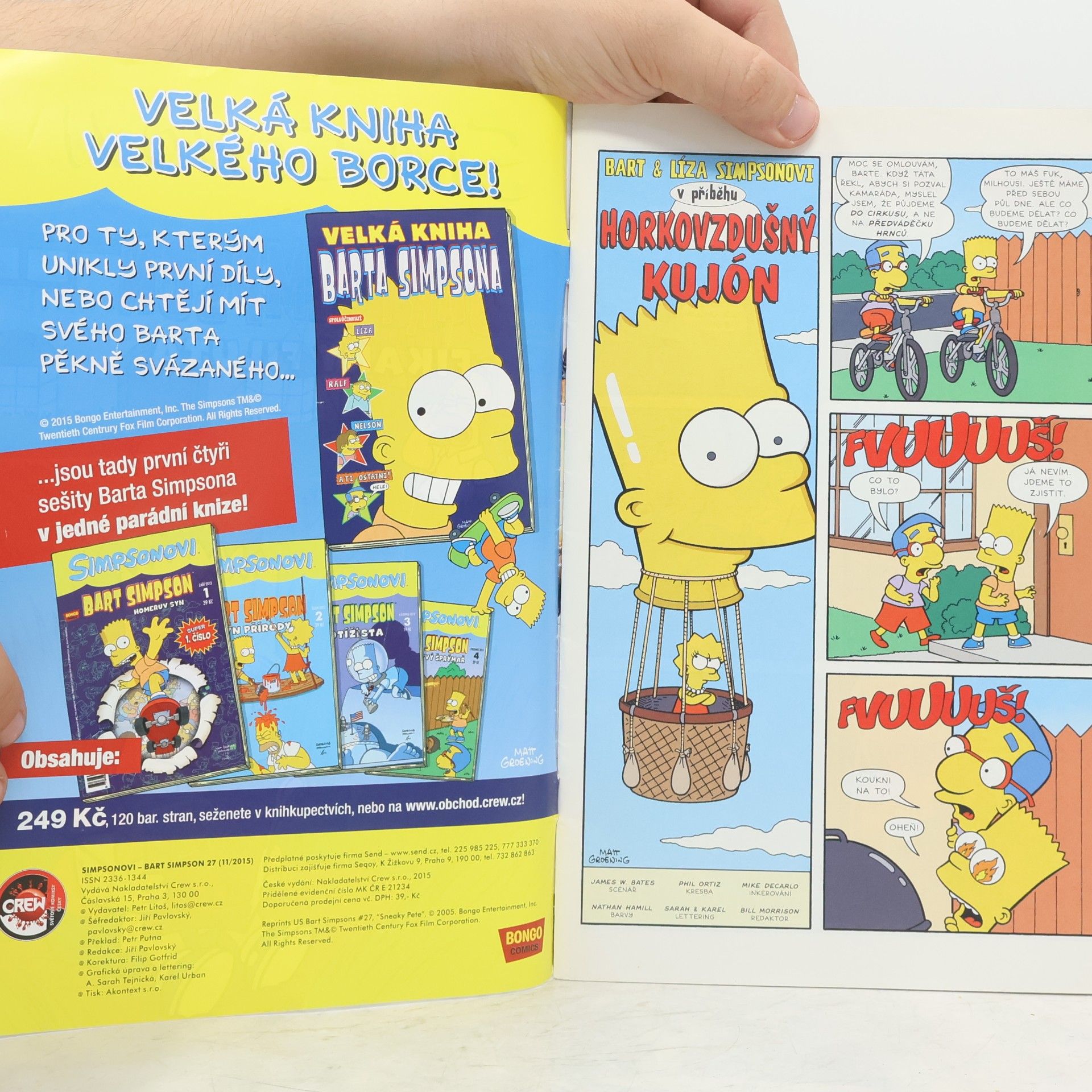 Matt Groening Bart Simpson 11/2015: Fikaný filuta