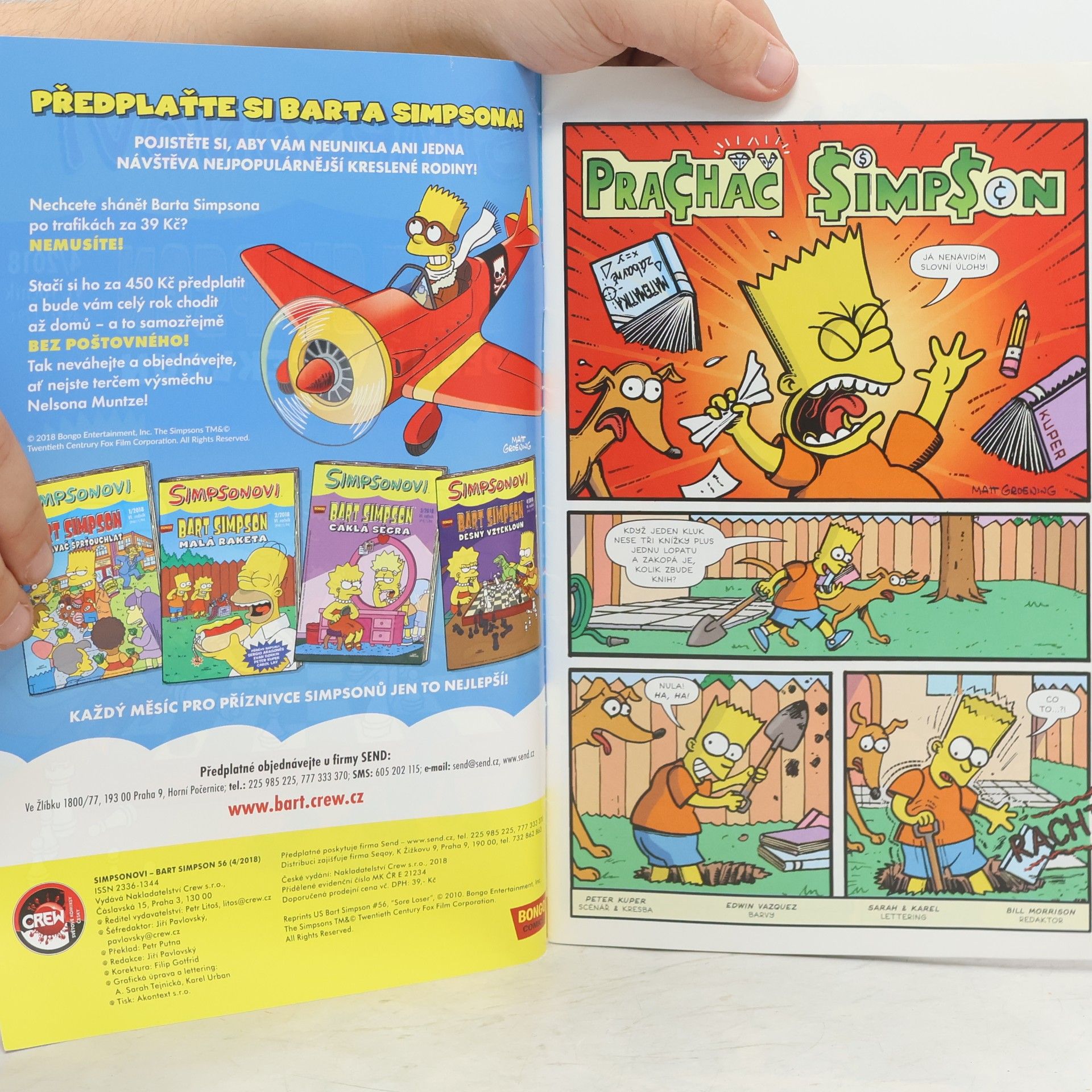 Autorenkollektiv Simpsonovi. Bart Simpson děsný vztekoun 4/2018