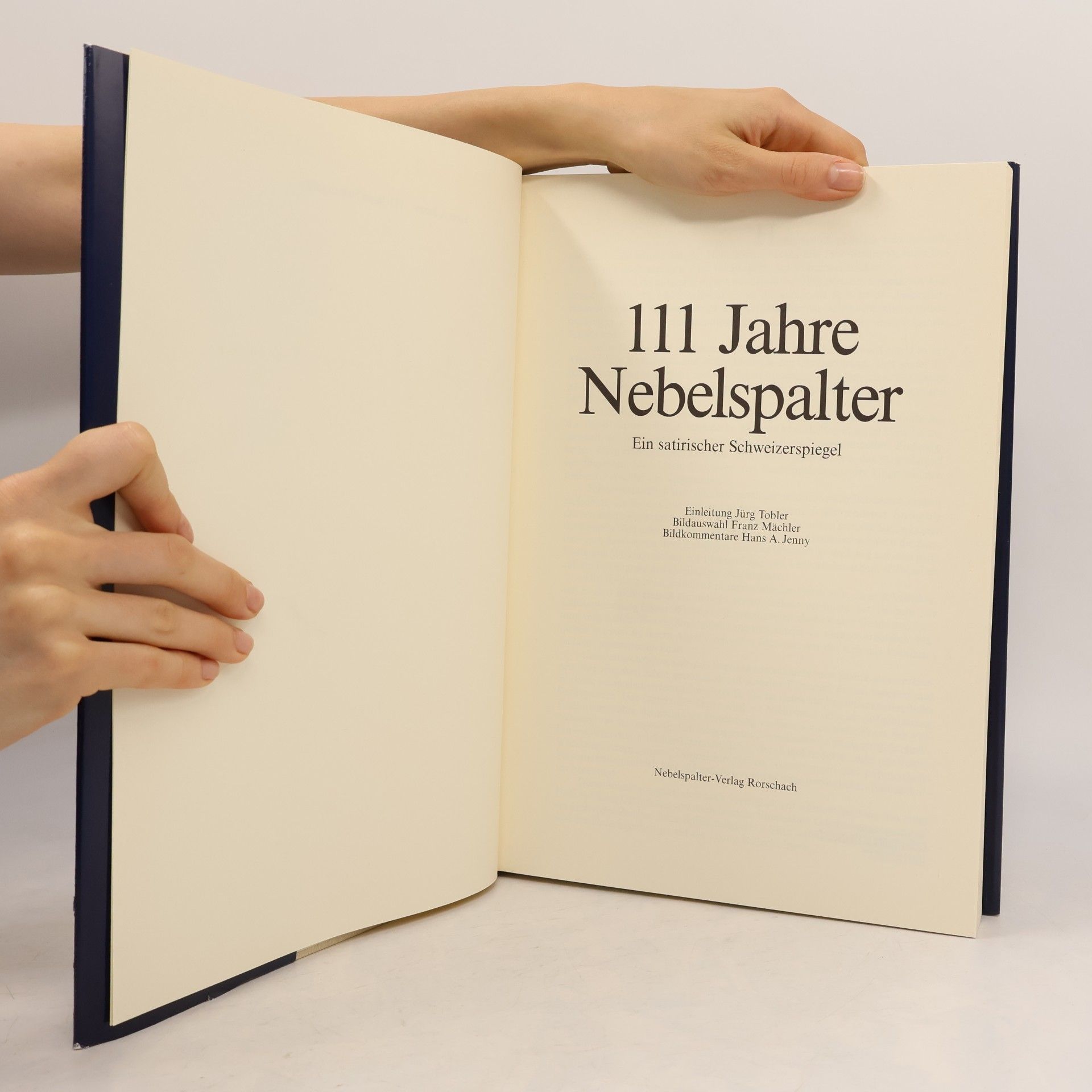Hans A. Jenny 111 [Hundertelf] Jahre Nebelspalter