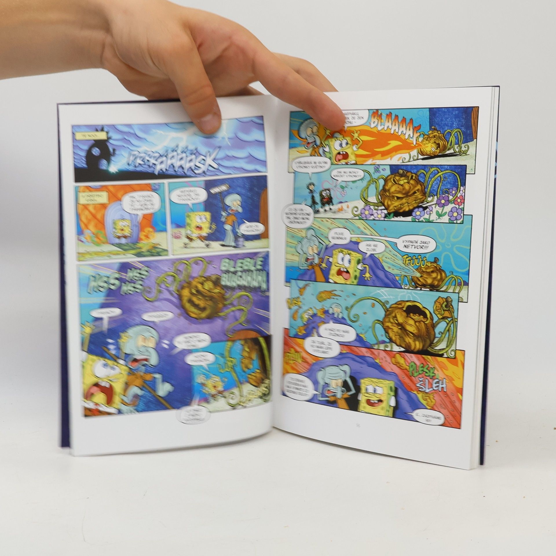 Stephen Hillenburg SpongeBob : komiks. Č. 3, Příběhy ze zakletého ananasu