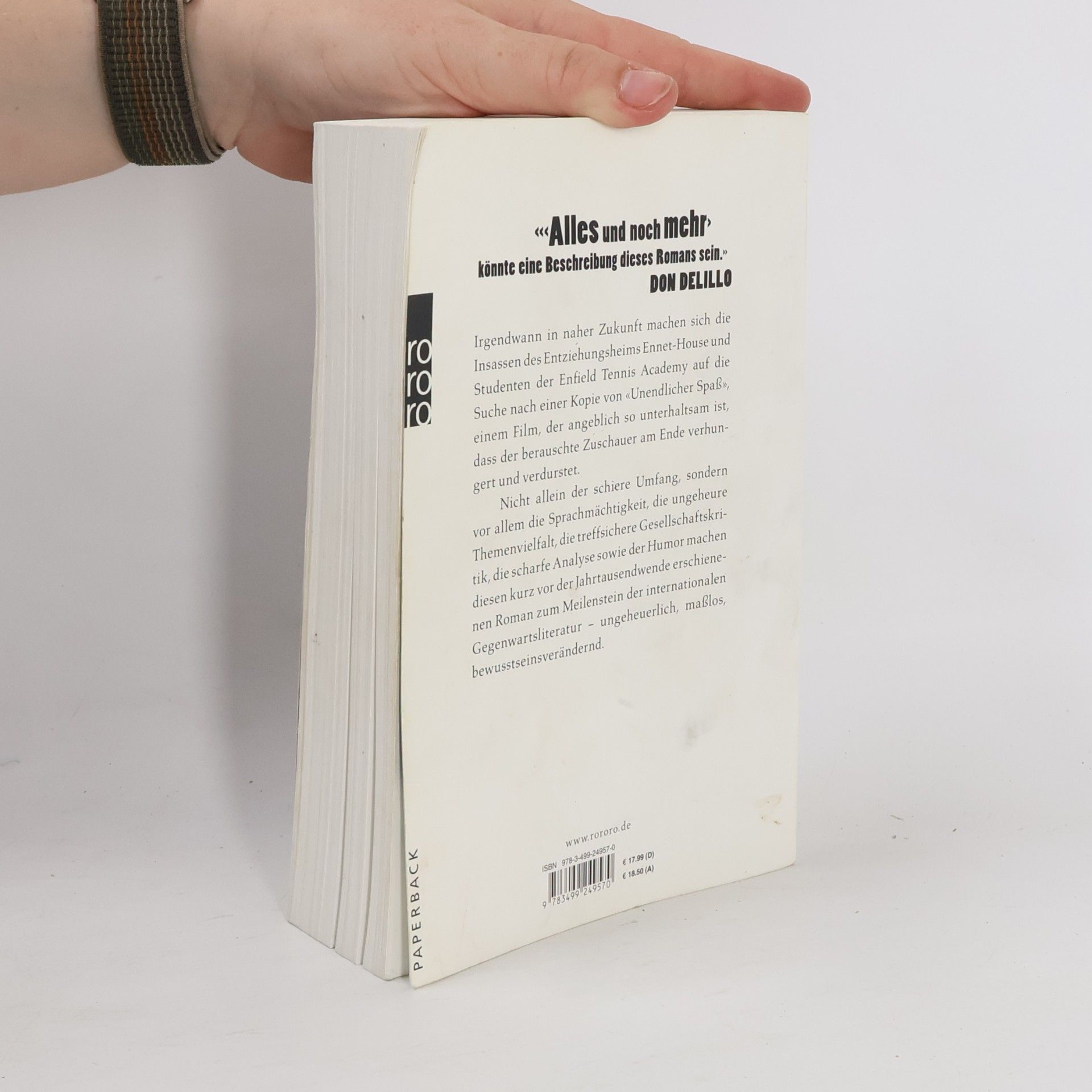 David Foster Wallace Unendlicher Spaß