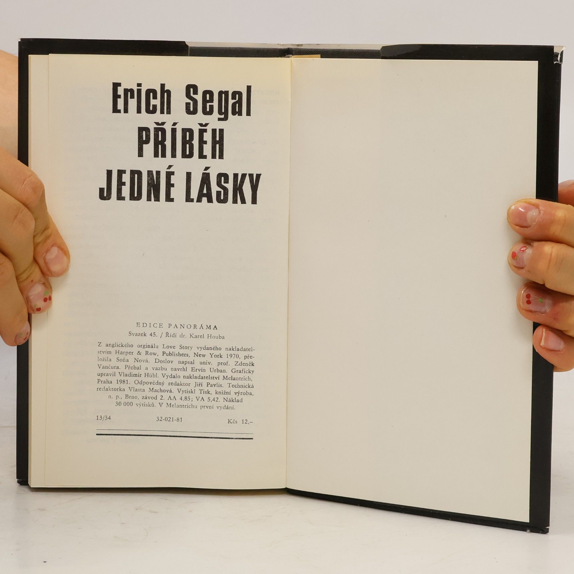 Erich Segal Příběh jedné lásky