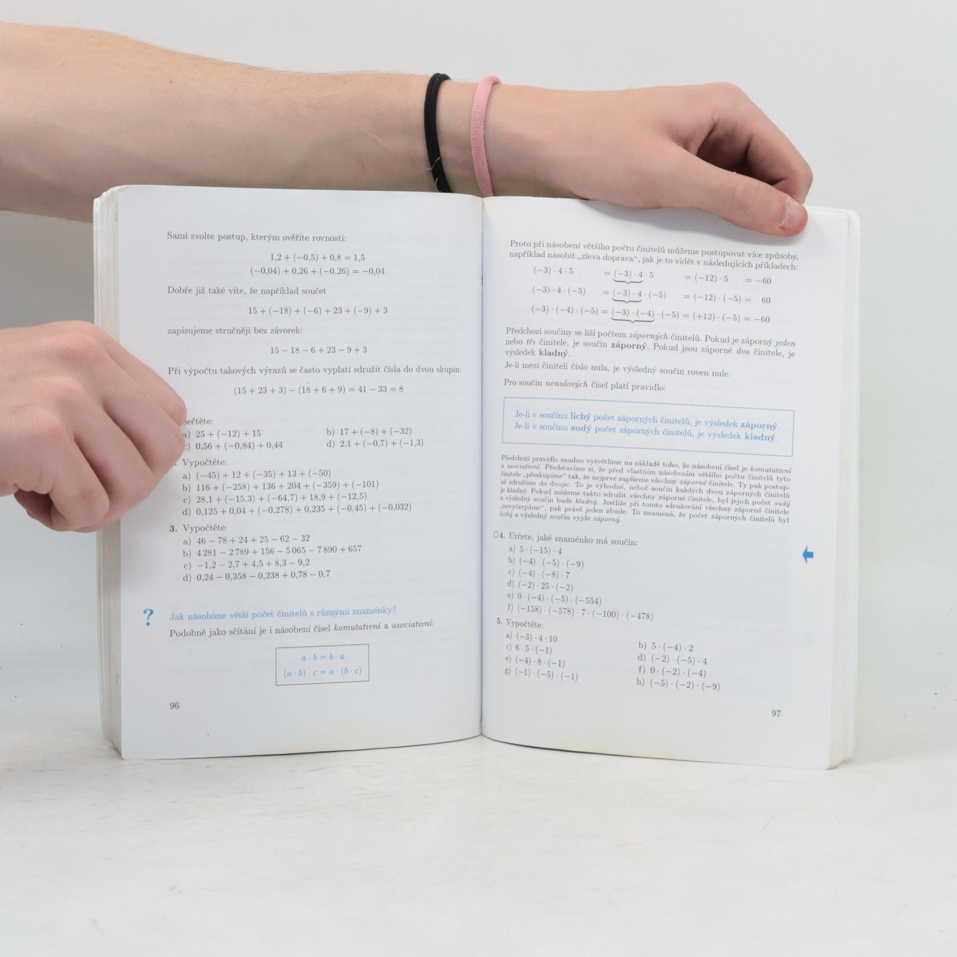 Jiří Herman Matematika. Prima. Kladná a záporná čísla