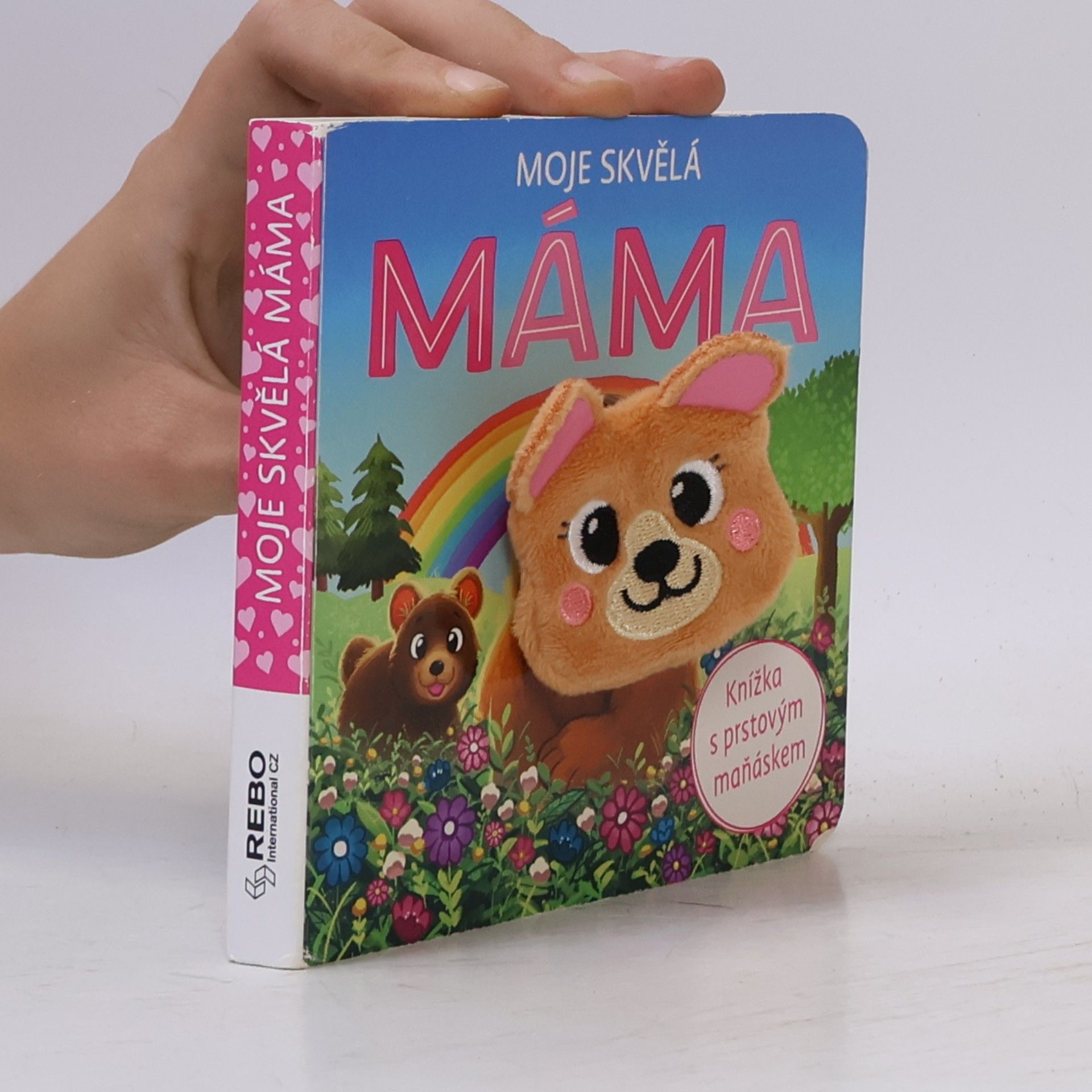 Moje skvělá máma : knížka s prstovým maňáskem