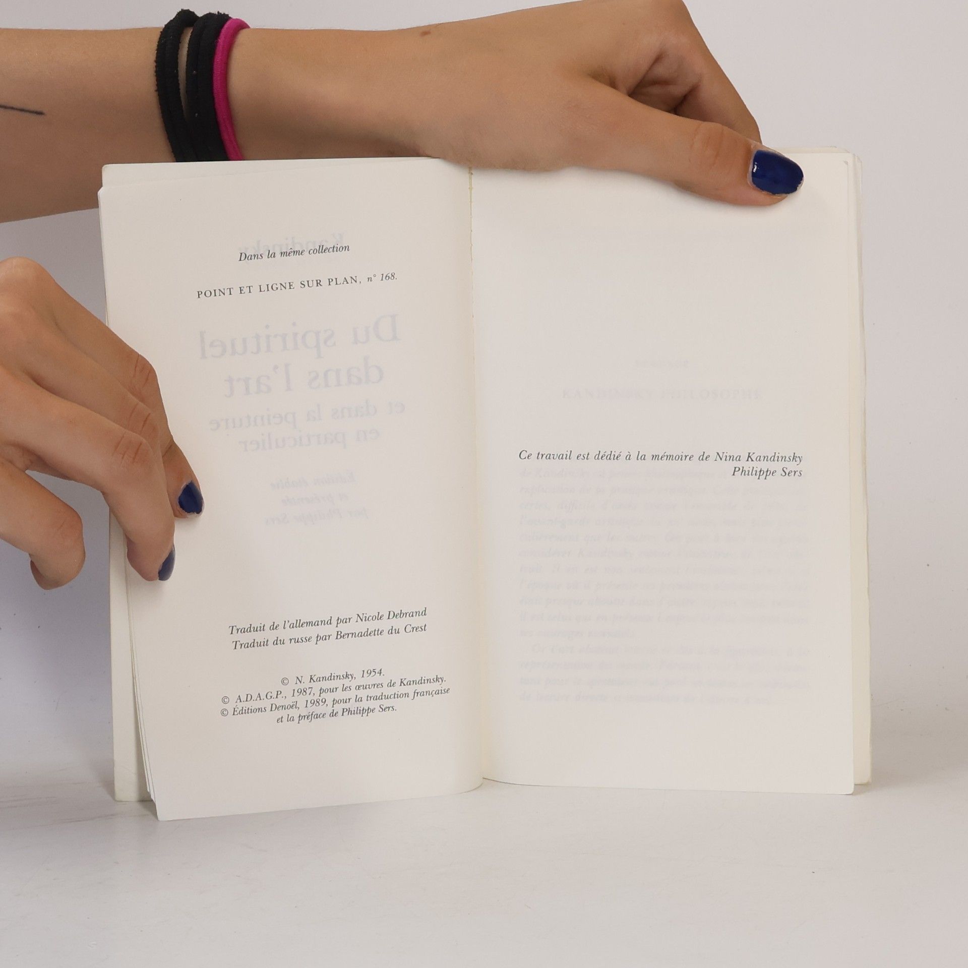 Vasilij Kandinskij Folio essais - 72: Du spirituel dans l'art et dans la peinture en particulier
