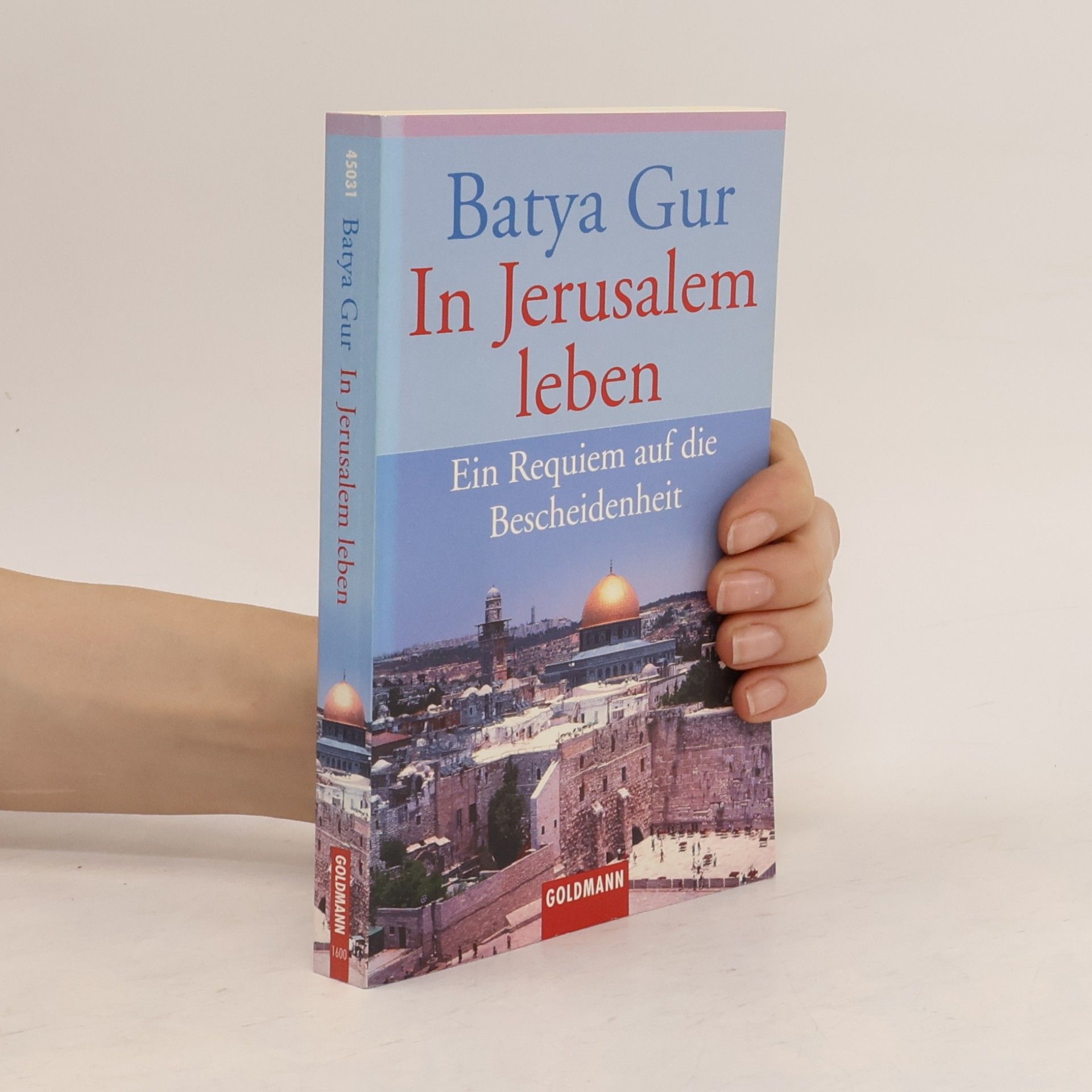 Batya Gur In Jerusalem leben