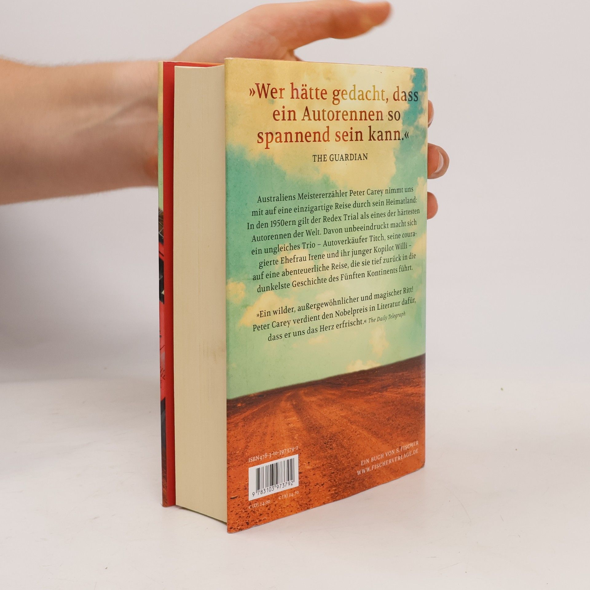 Peter Carey Das schnellste Rennen ihres Lebens