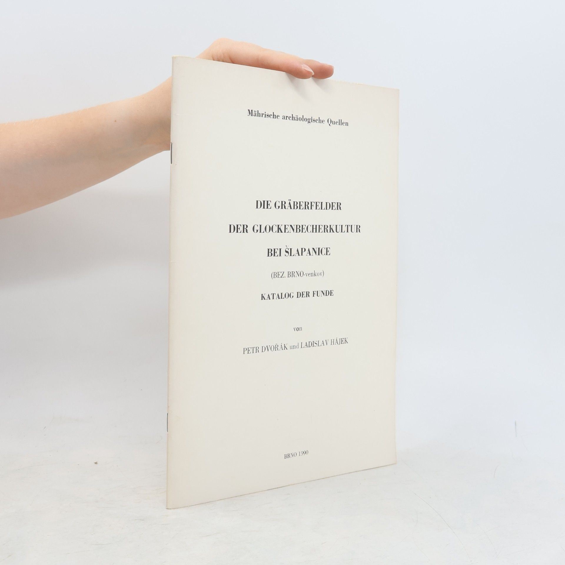 Die Gräberfelder der Glockenbecherkultur bei Šlapanice