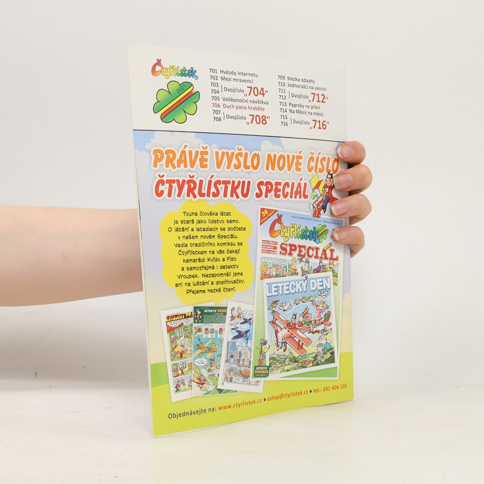 Various authors Čtyřlístek: Duch pana hraběte, 6/2021
