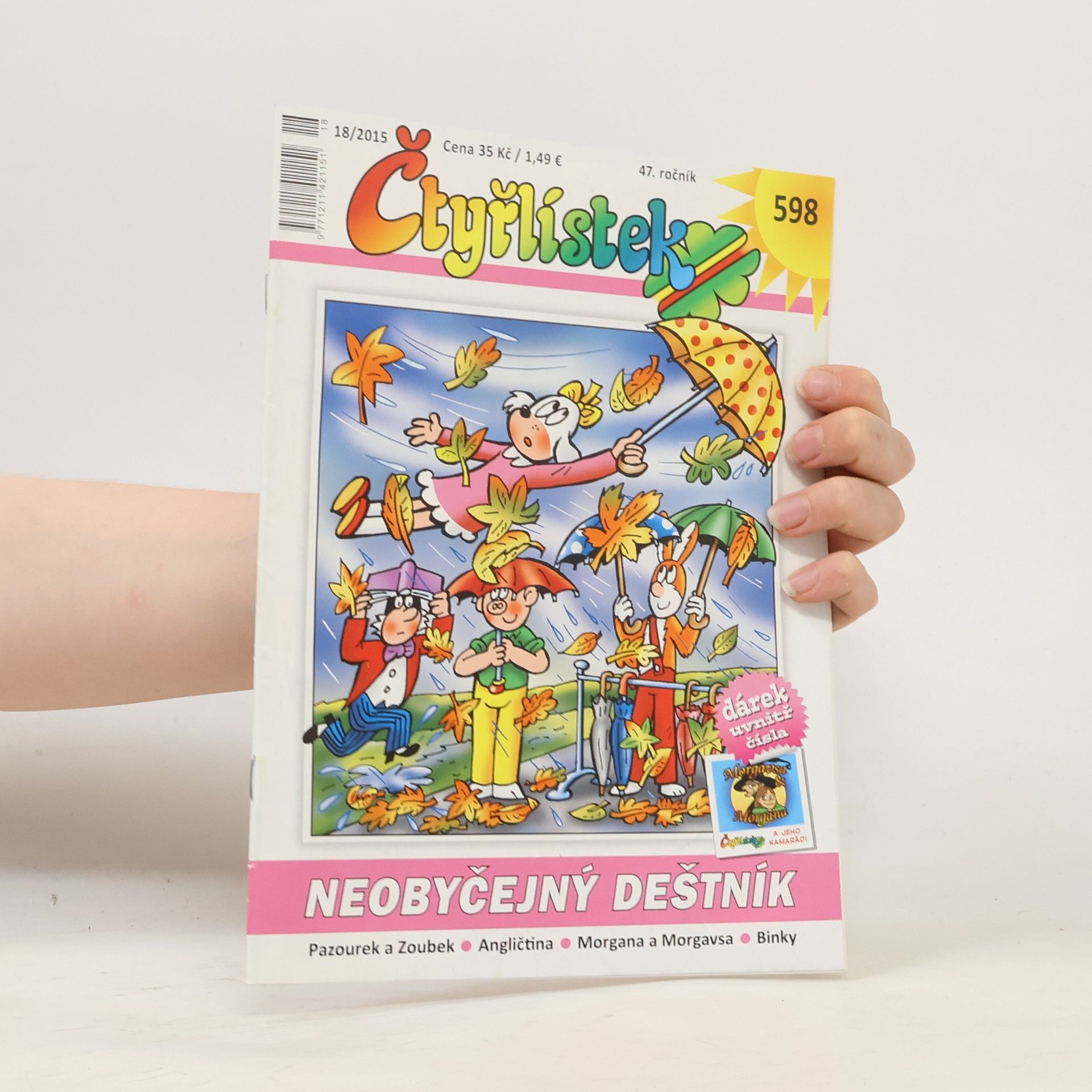 Kolektív autorov Čtyřlístek 598. Neobyčejný deštník
