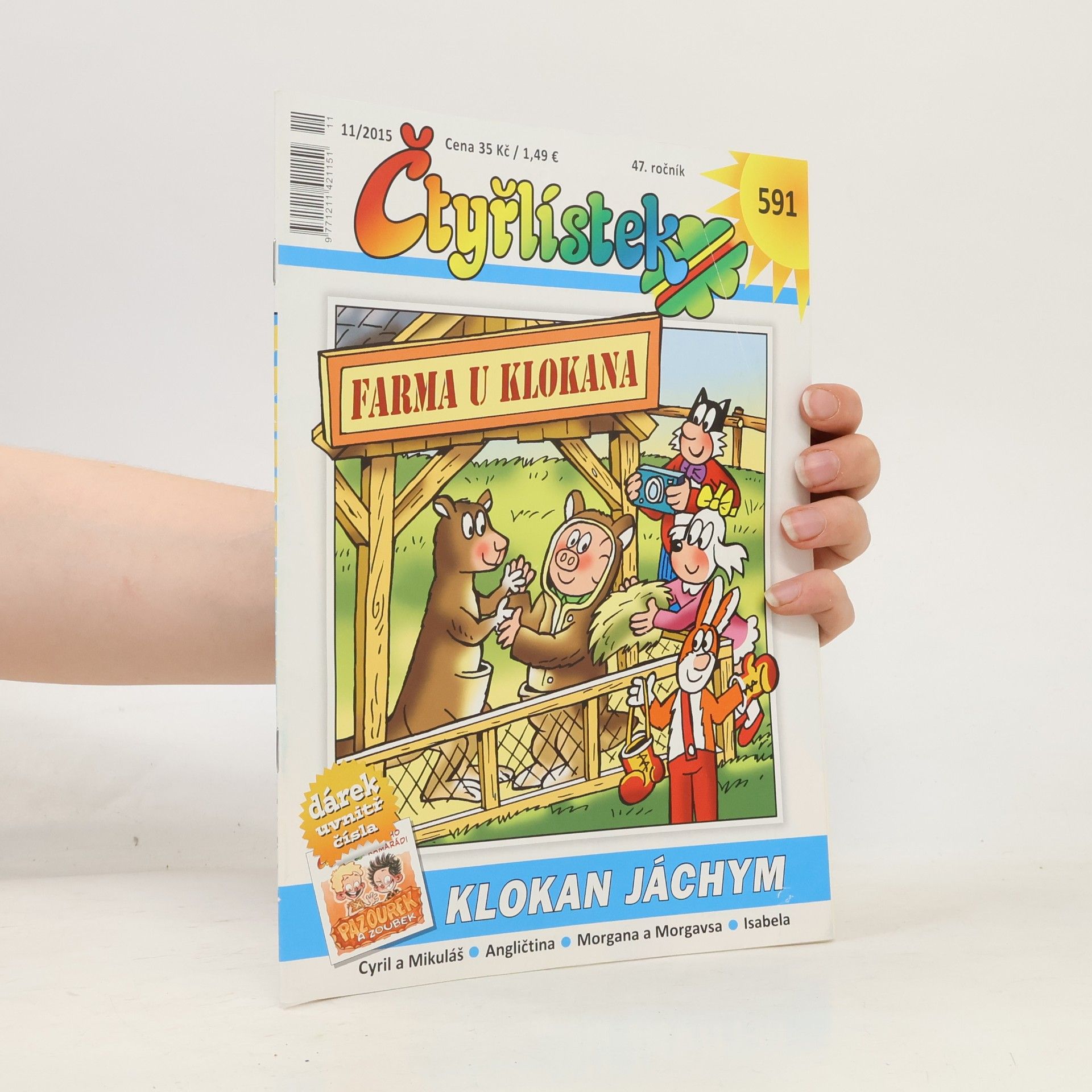 Autorenkollektiv Čtyřlístek 591, 11/2015. Klokan Jáchym