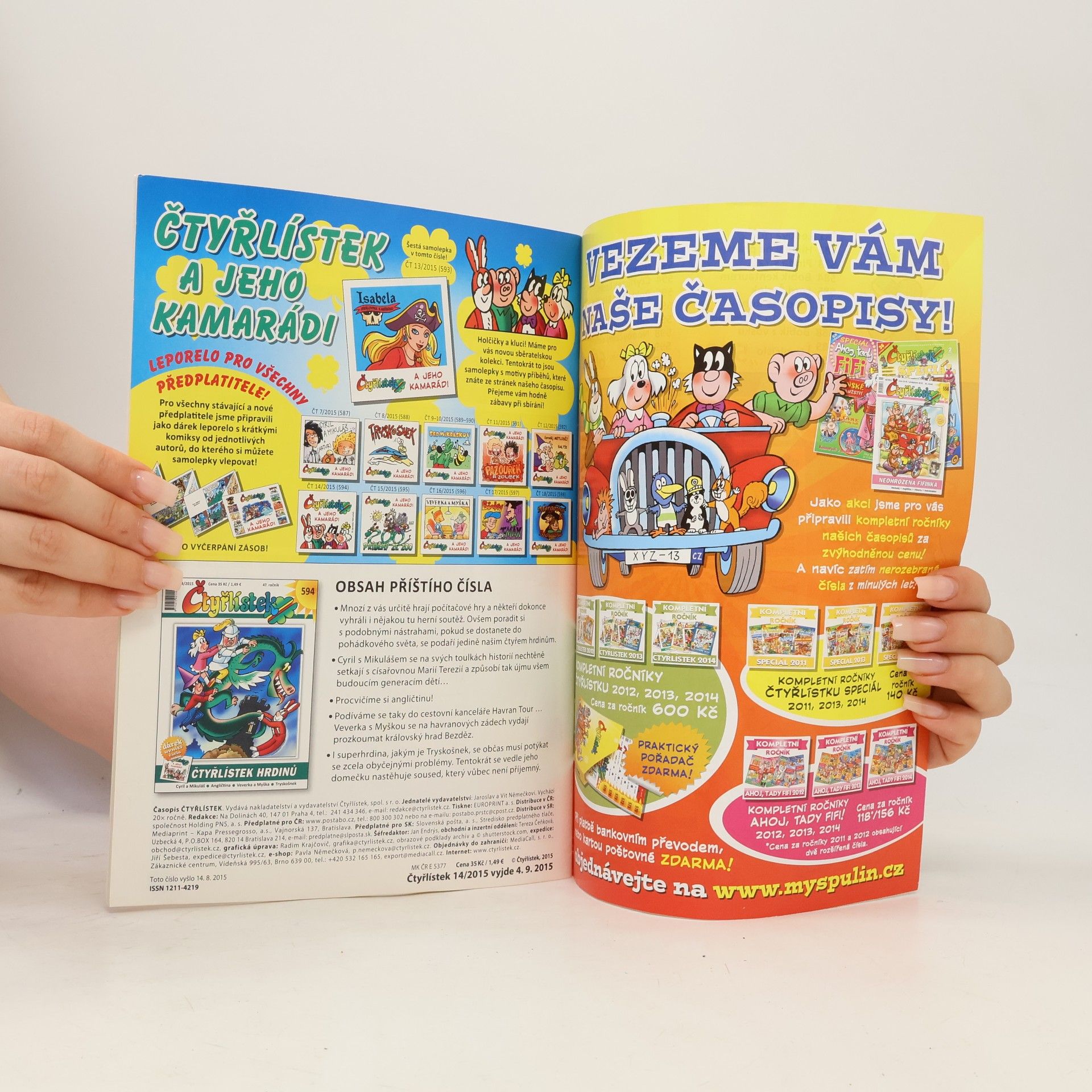 Autores varios Čtyřlístek 593. 13/2015
