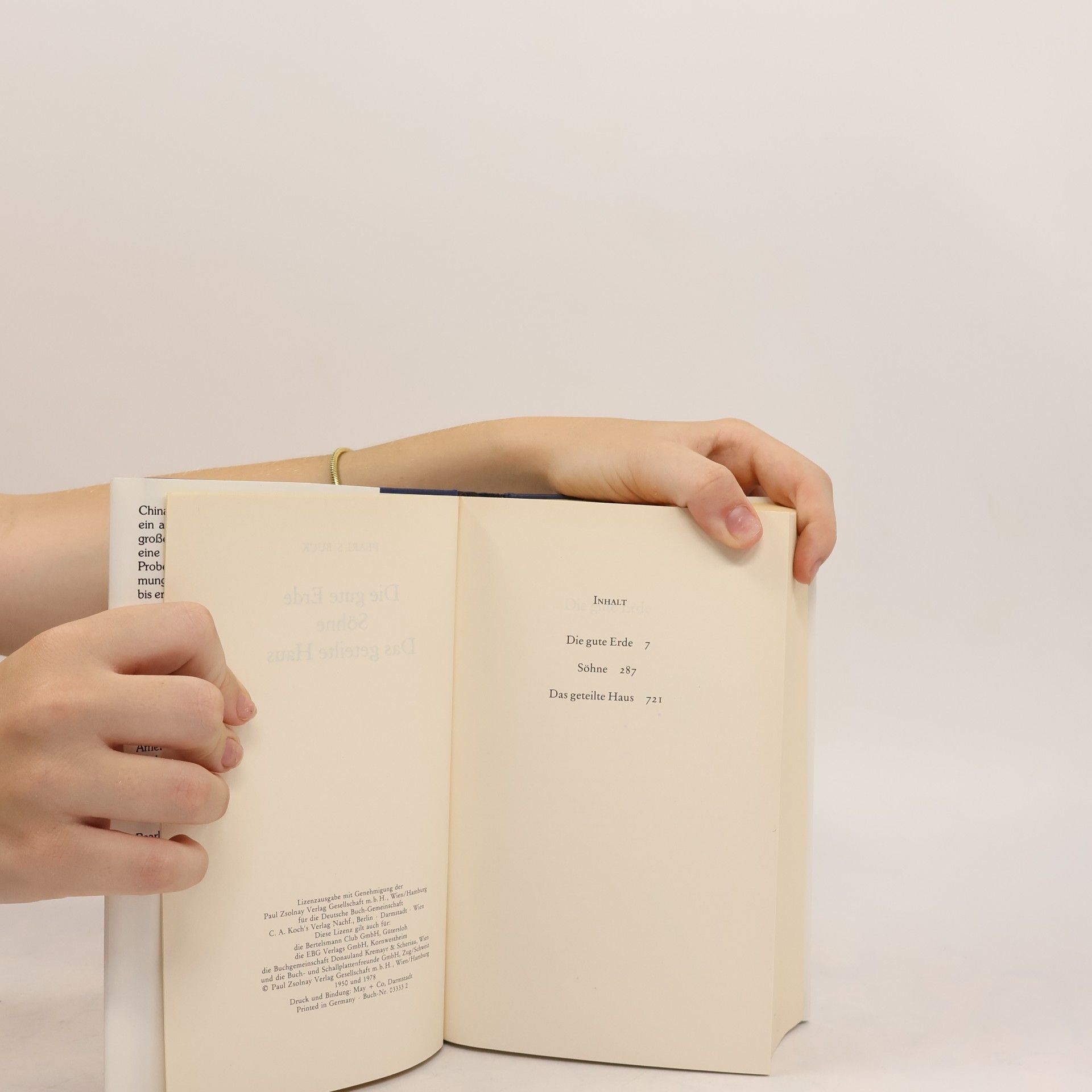 Pearl S. Buck Die gute Erde. Söhne. Das geteilte Haus