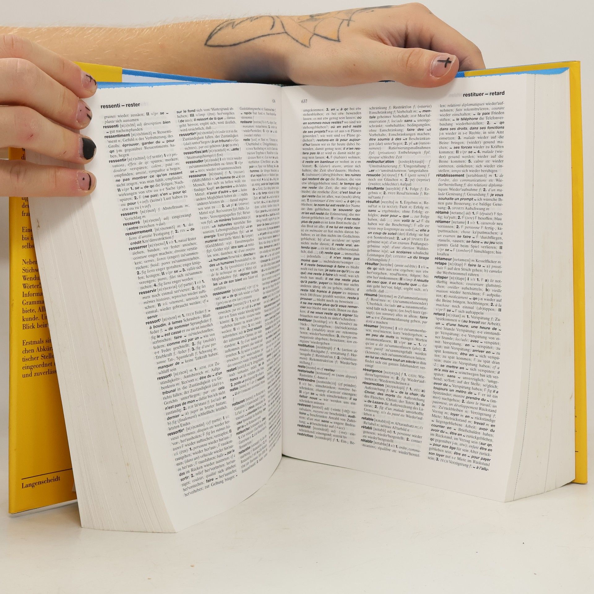 Langenscheidts Handwörterbuch Französisch