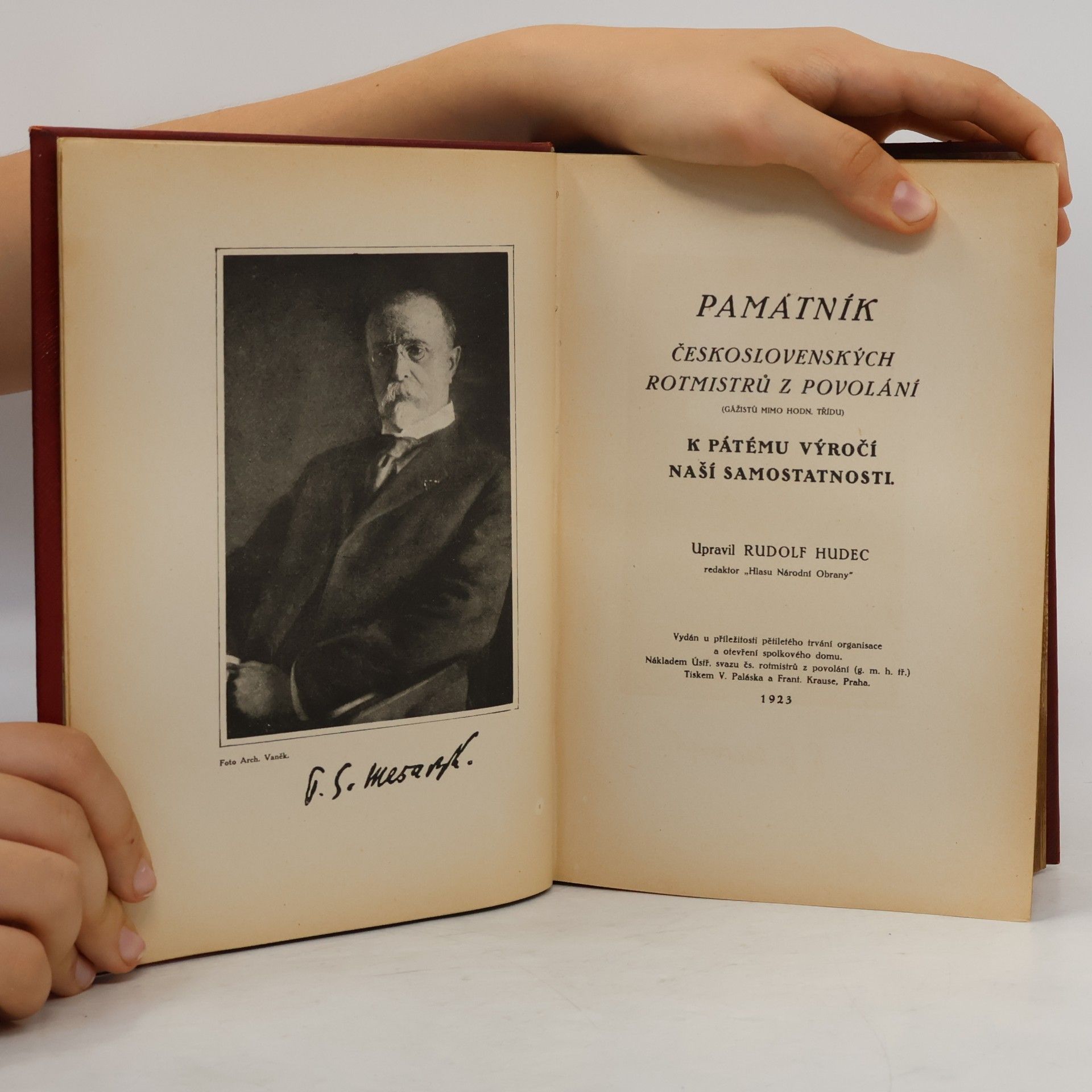 Rudolf Hudec Památník československých rotmistrů z povolání