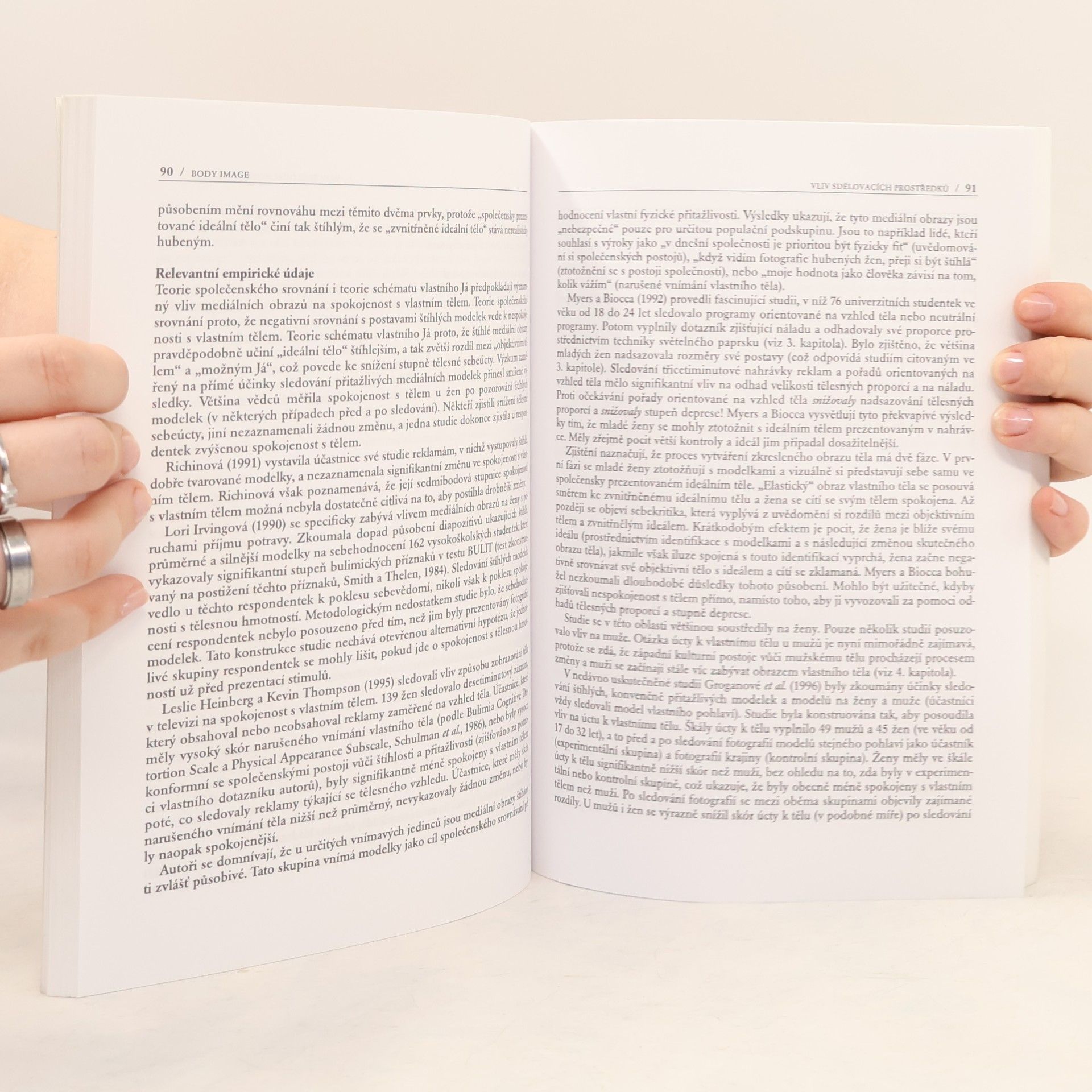 Sarah Grogan Body image. Psychologie nespokojenosti s vlastním tělem.