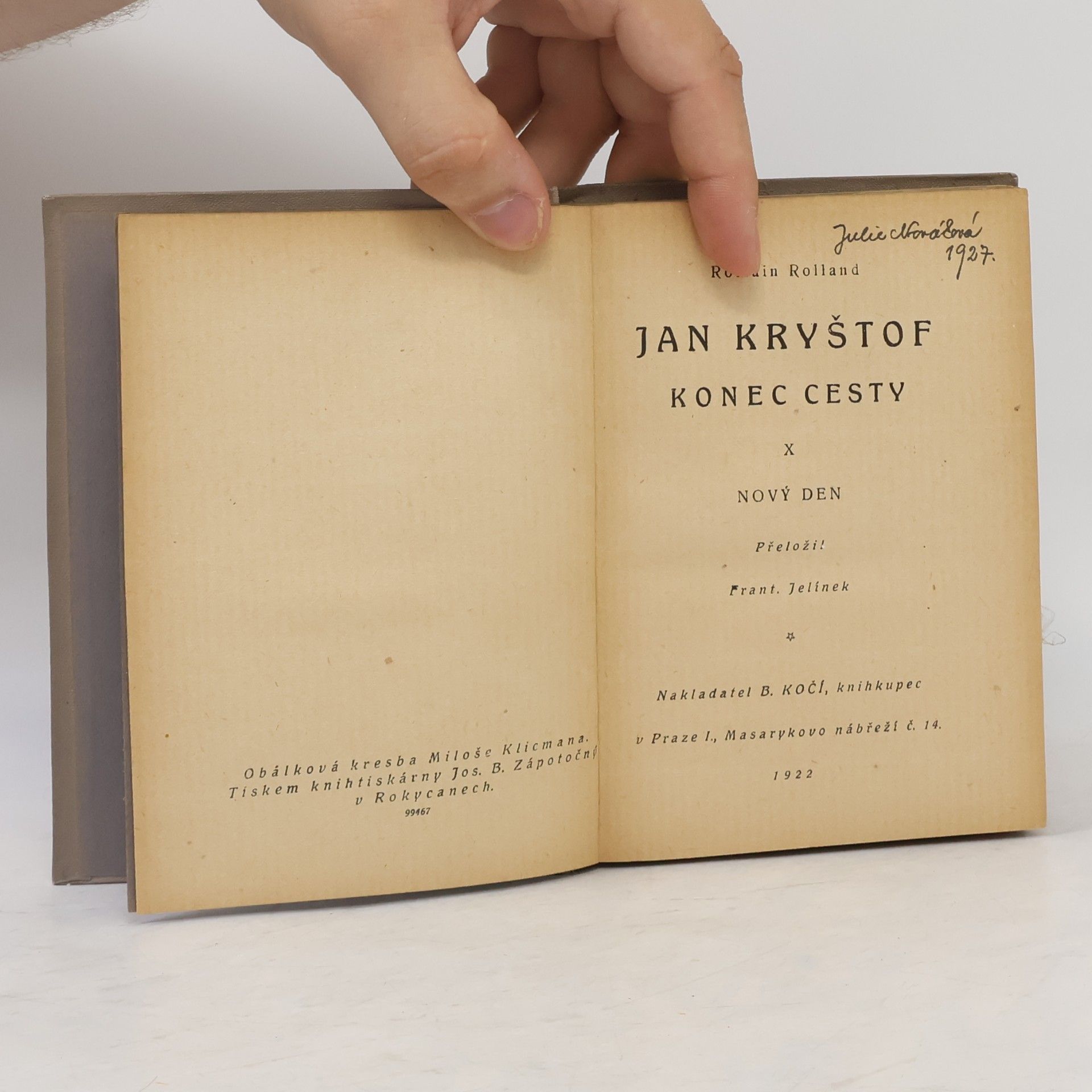 Romain Rolland Jan Kryštof. Konec cesty X. Nový den