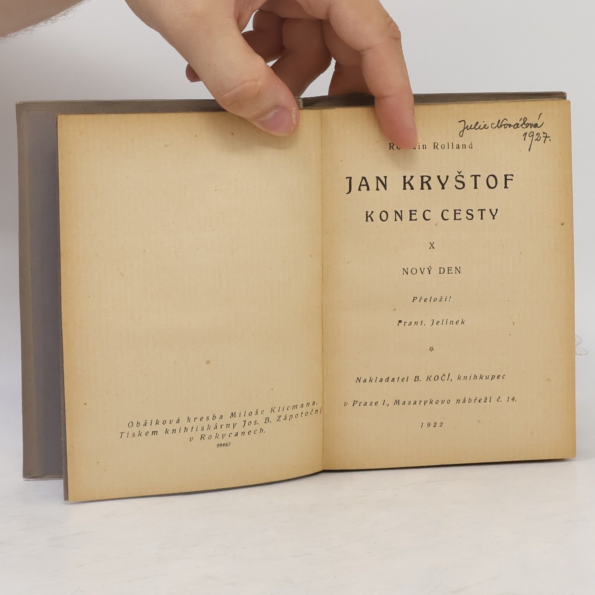 Romain Rolland Jan Kryštof. Konec cesty X. Nový den