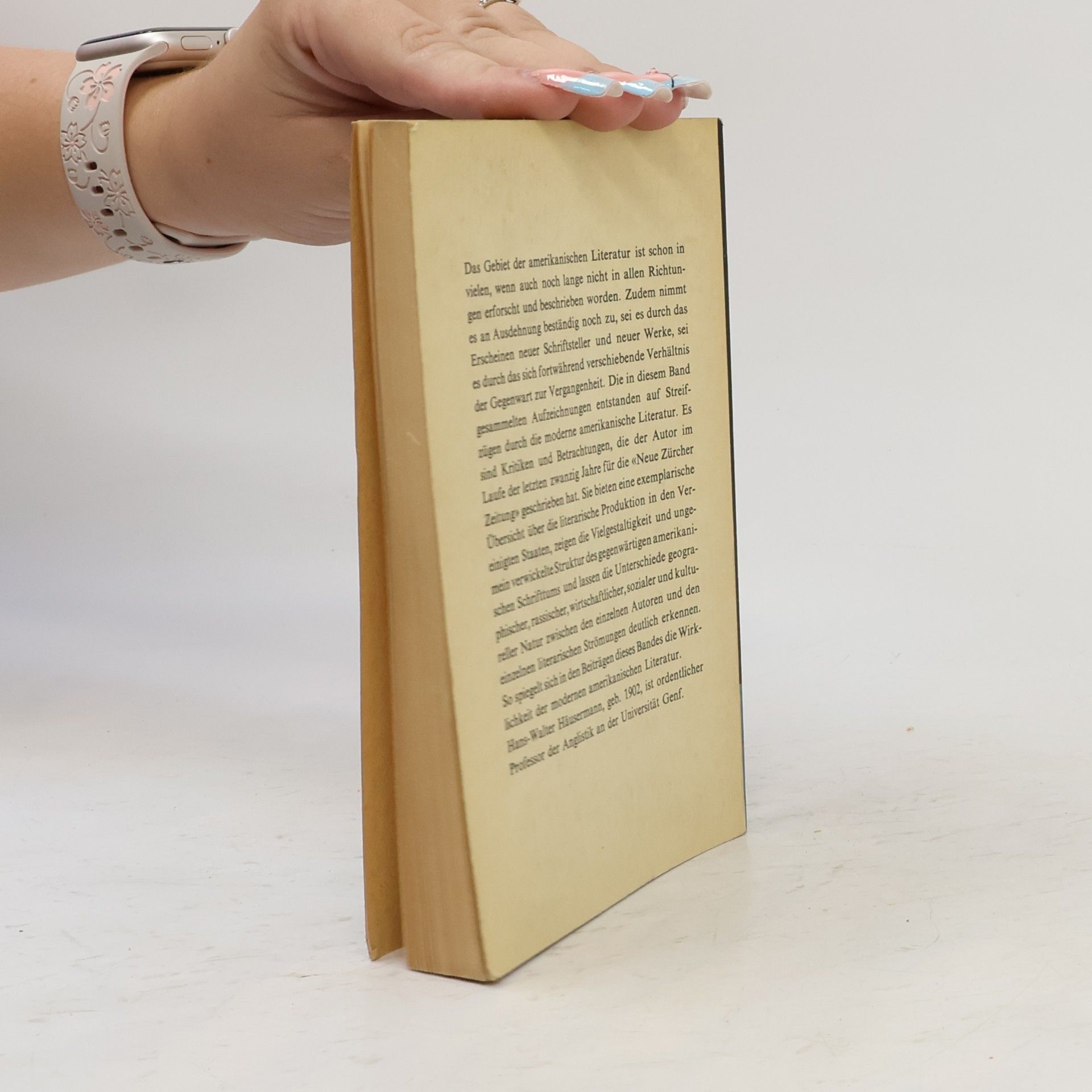 Hans Walter Häusermann Moderne amerikanische Literatur