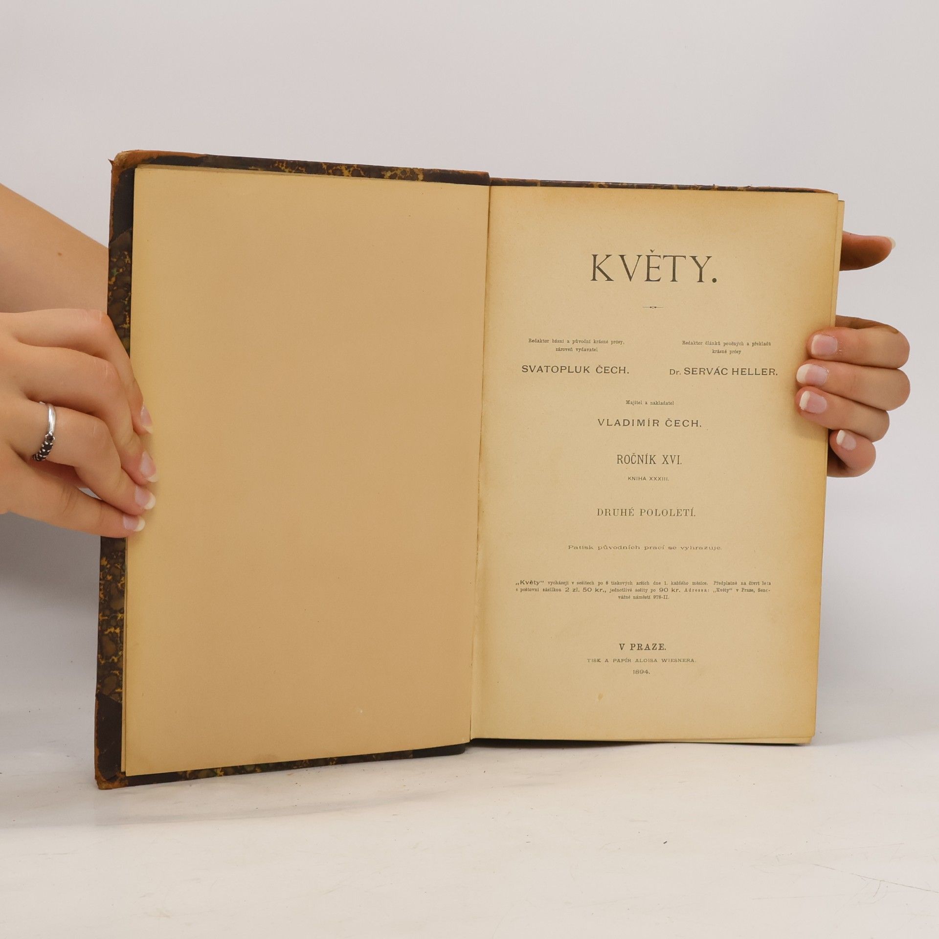 Vladimír Čech Květy XVI/XXXIII
