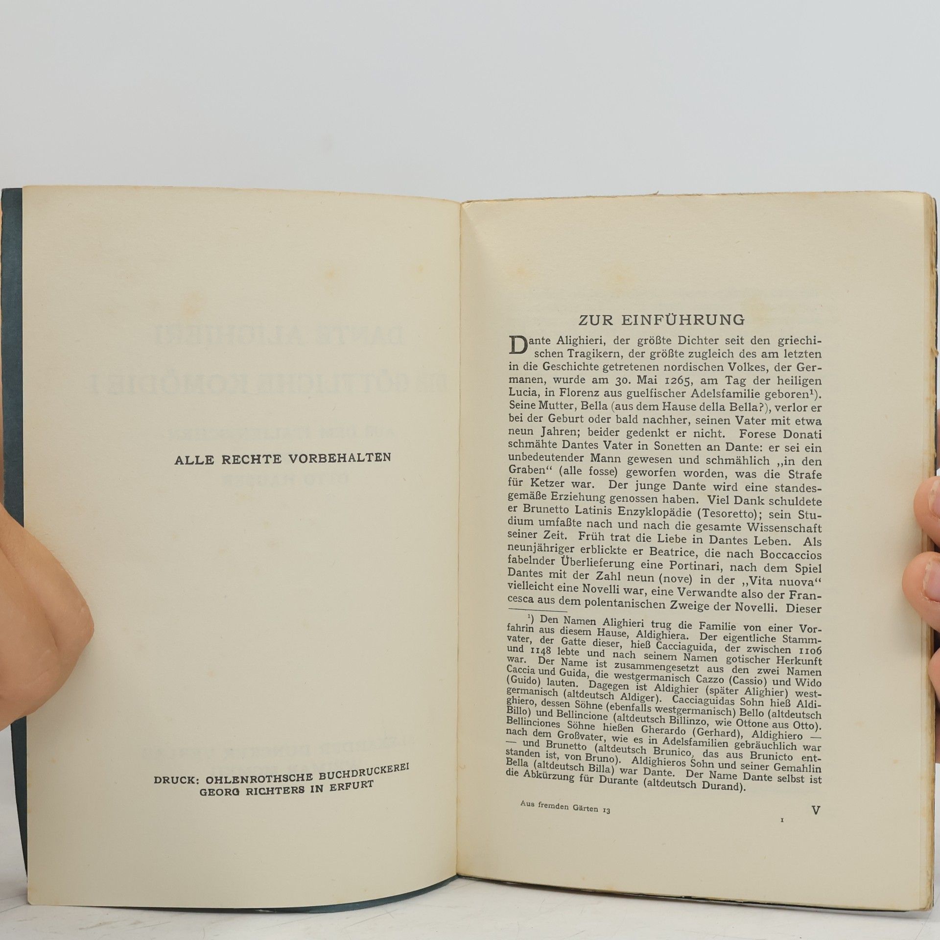 Dante Alighieri Die Göttliche Komödie I