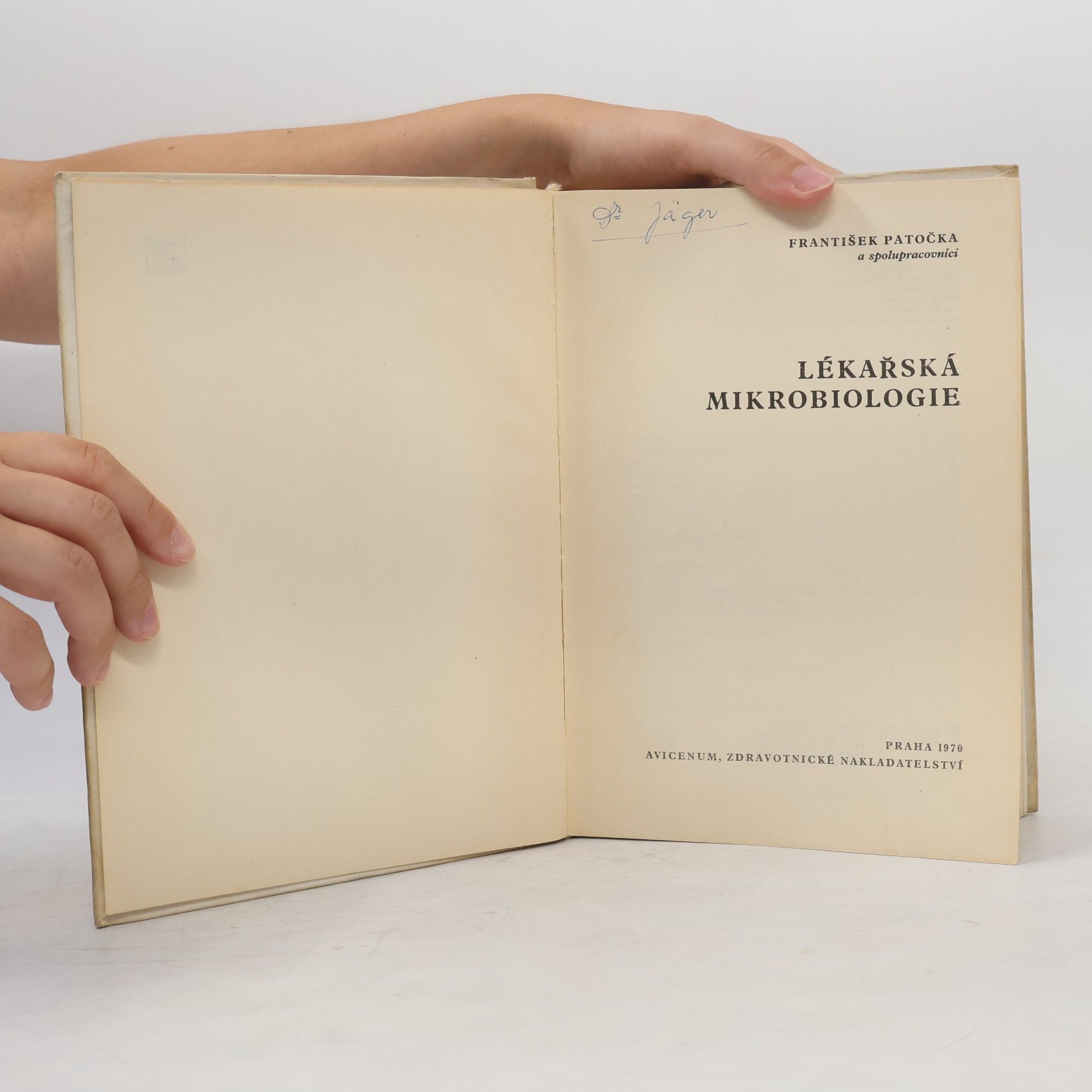 František Patočka Lékařská mikrobiologie