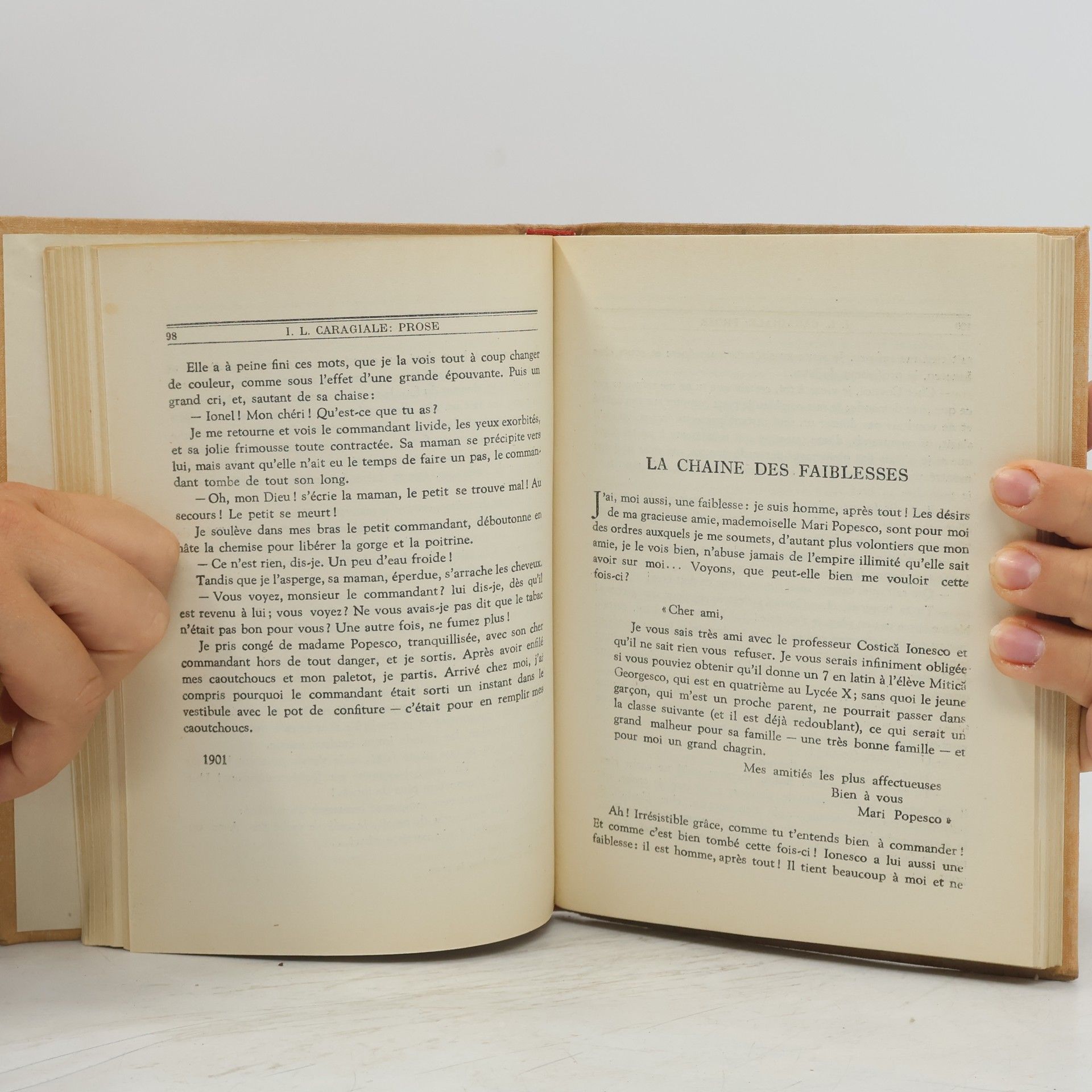 I. L. Caragiale Oeuvres Choisies: Prose