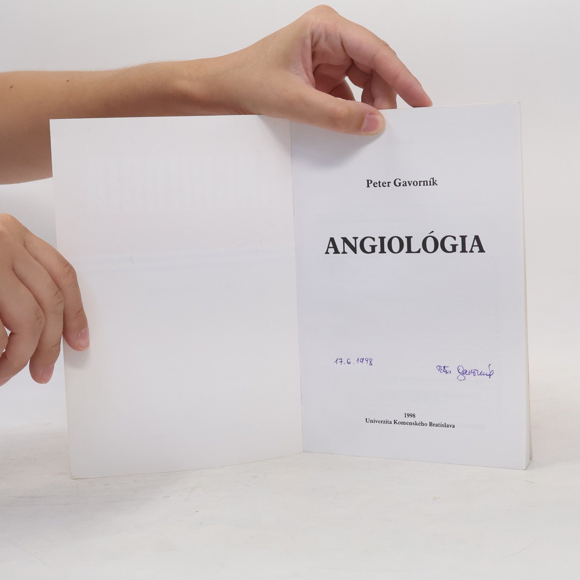 Peter Gavorník Angiológia