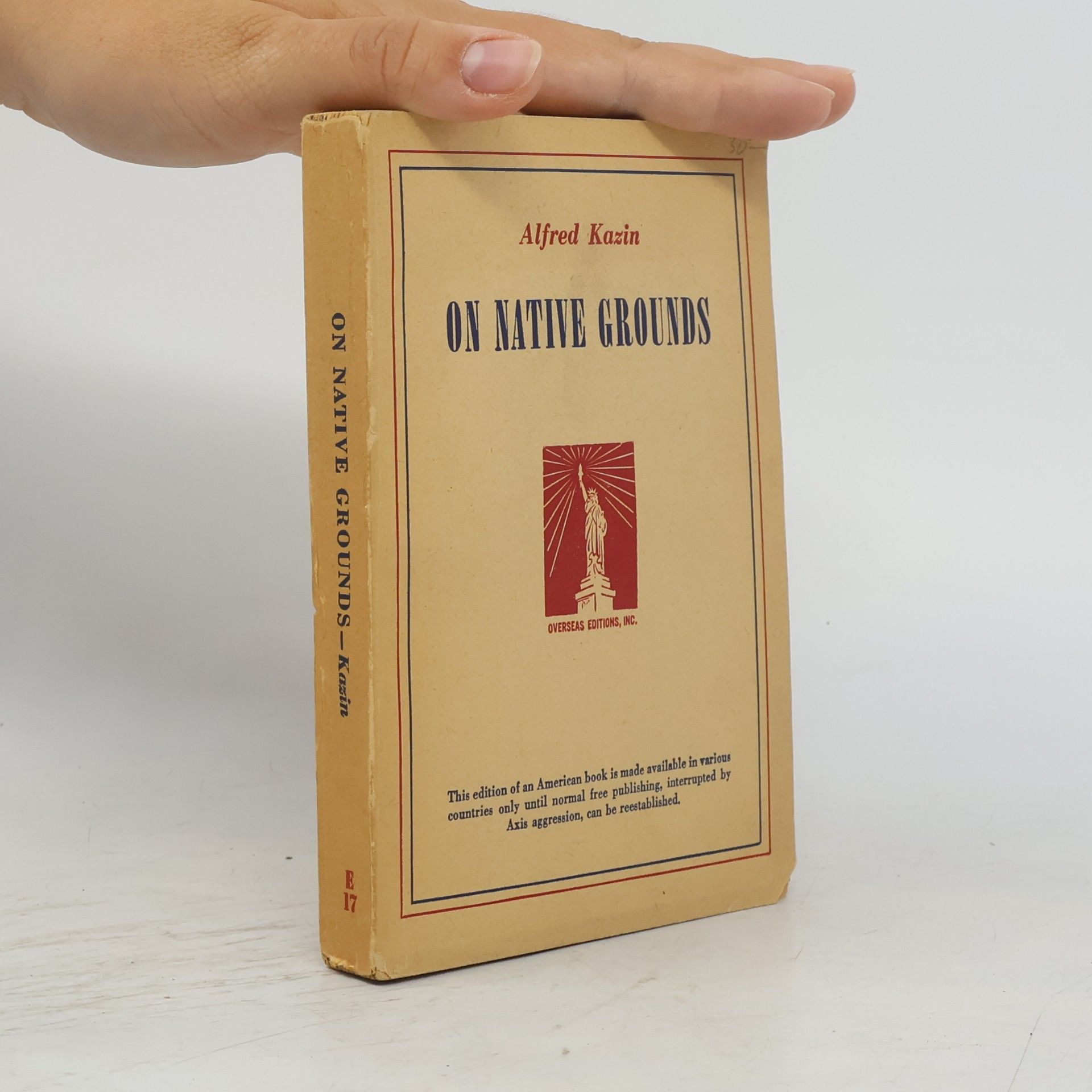 Alfred Kazin On Native Grounds
