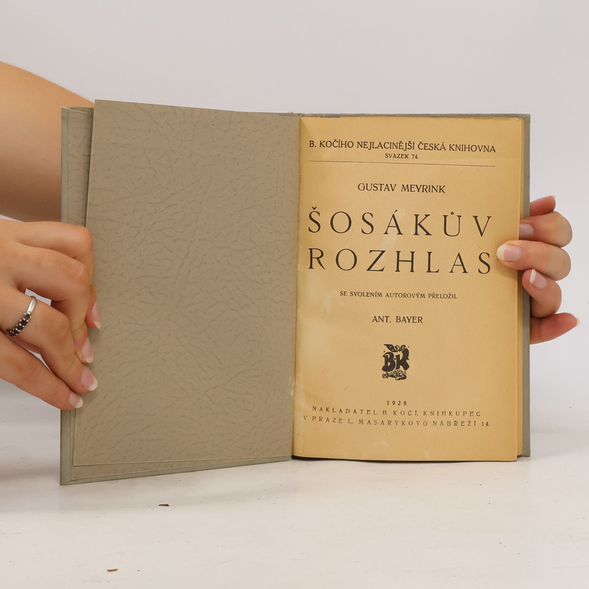 Gustav Meyrink Šosákův rozhlas