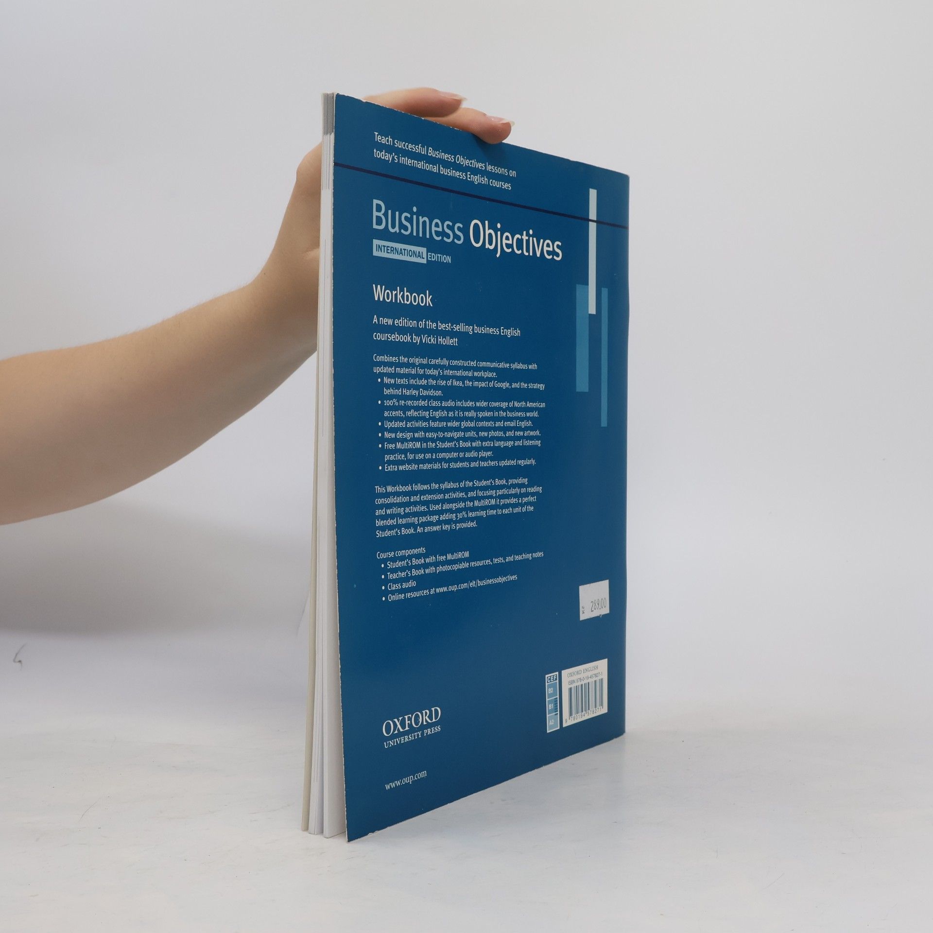 Vicki Hollett Business objectives. Workbook