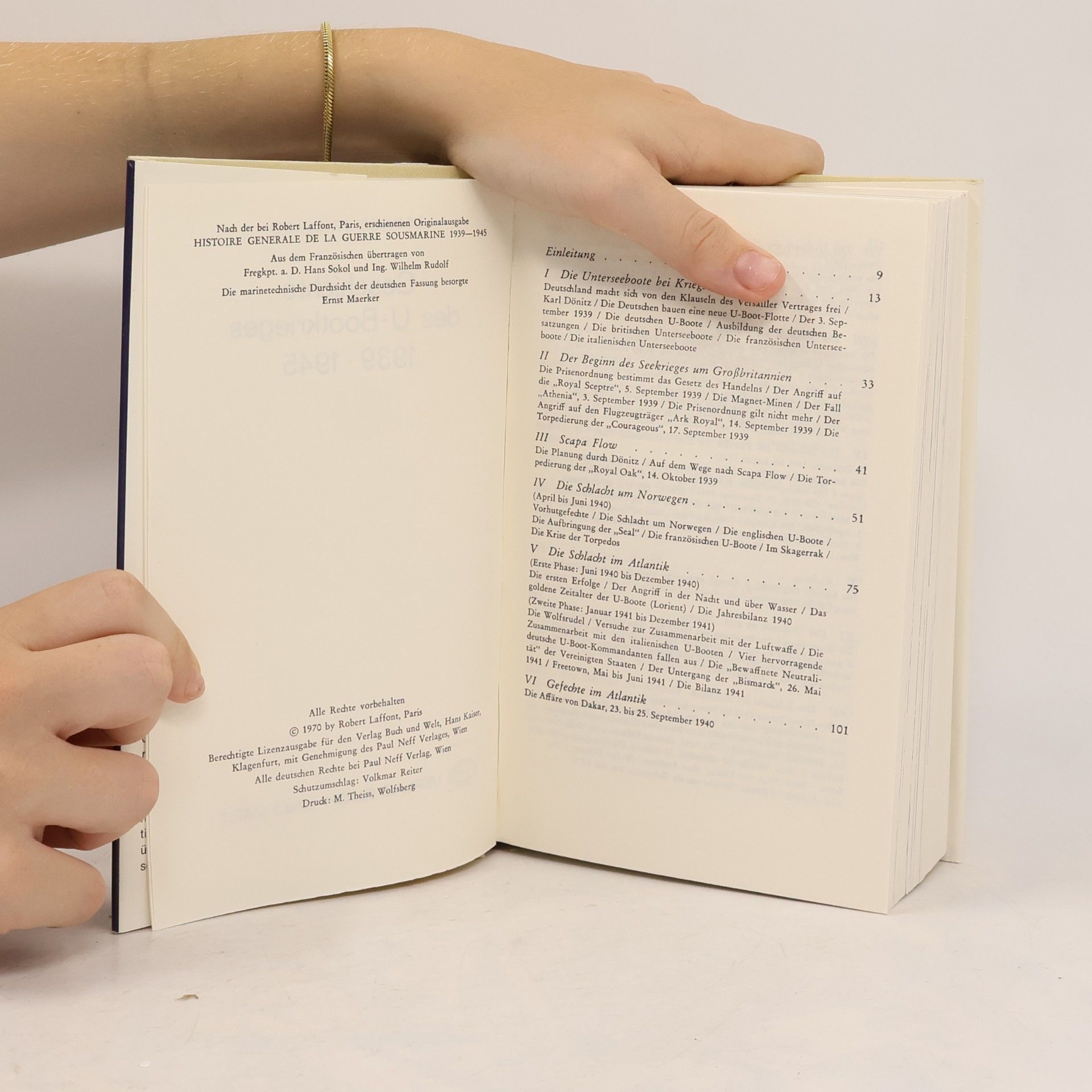 Le once Peillard Geschichte des U-Bootkrieges 1939 - 1945
