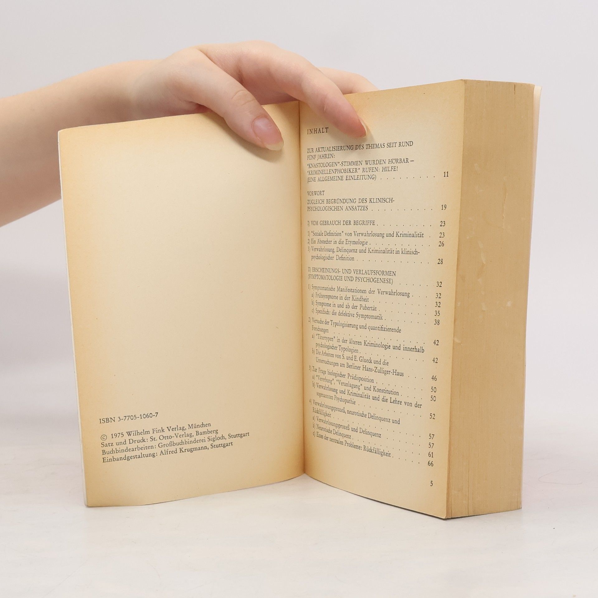 Hans Ch. Dechêne Uni-Taschenbücher - 289: Verwahrlosung und Delinquenz