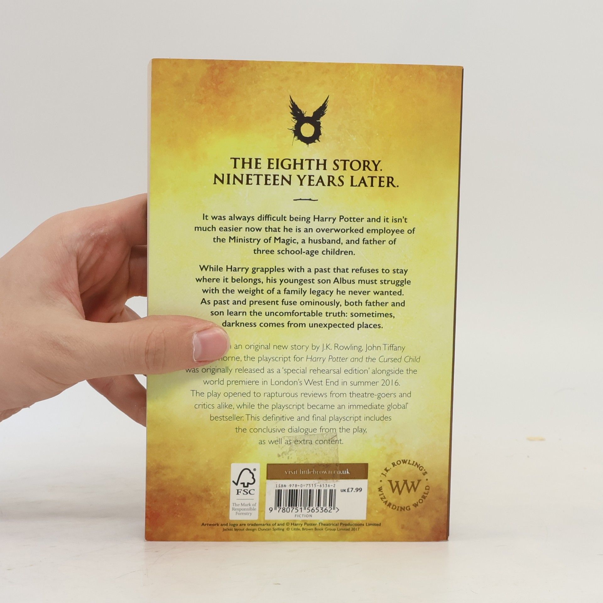 John Tiffany Harry Potter and the cursed child. Parts one and two