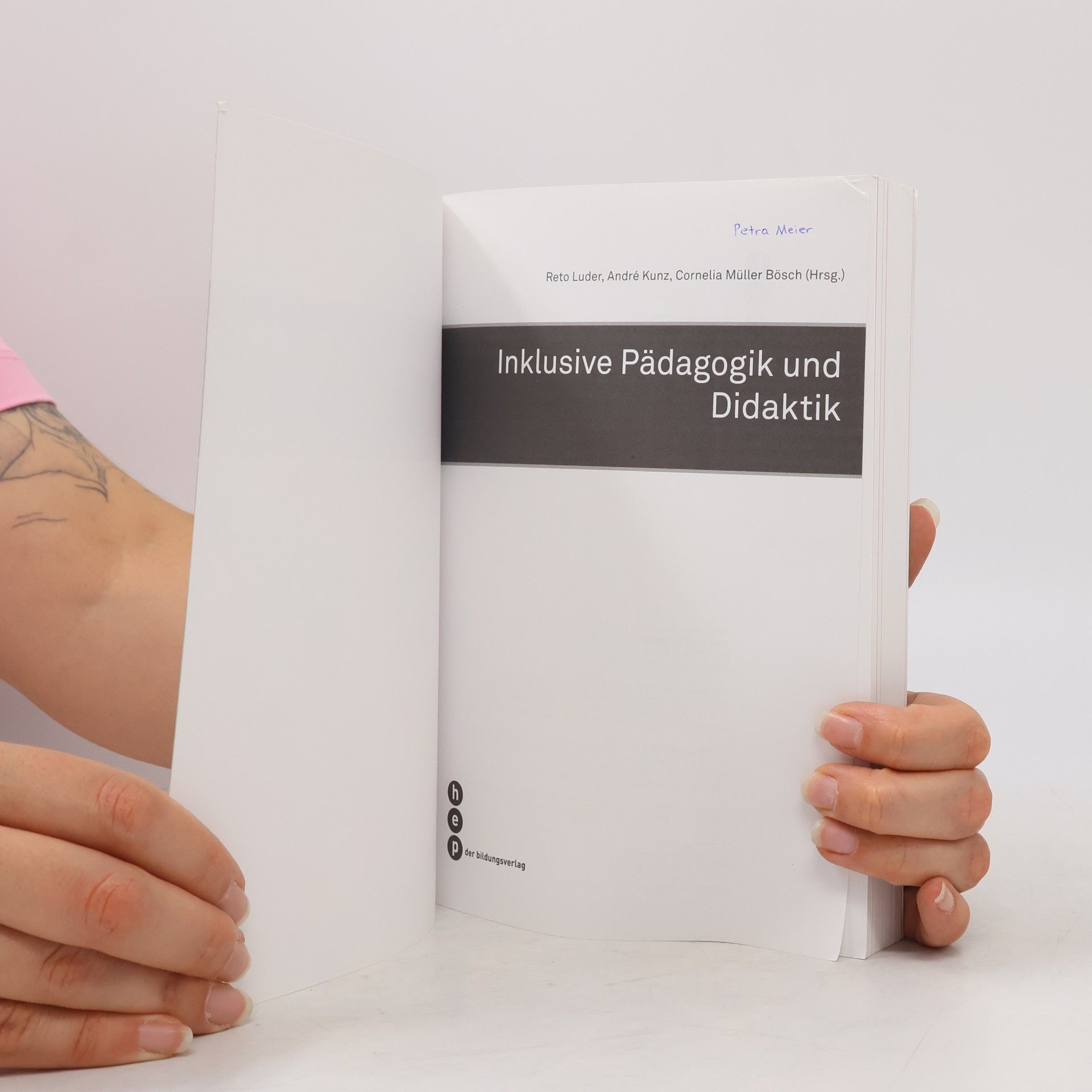 Reto Luder Inklusive Pädagogik und Didaktik