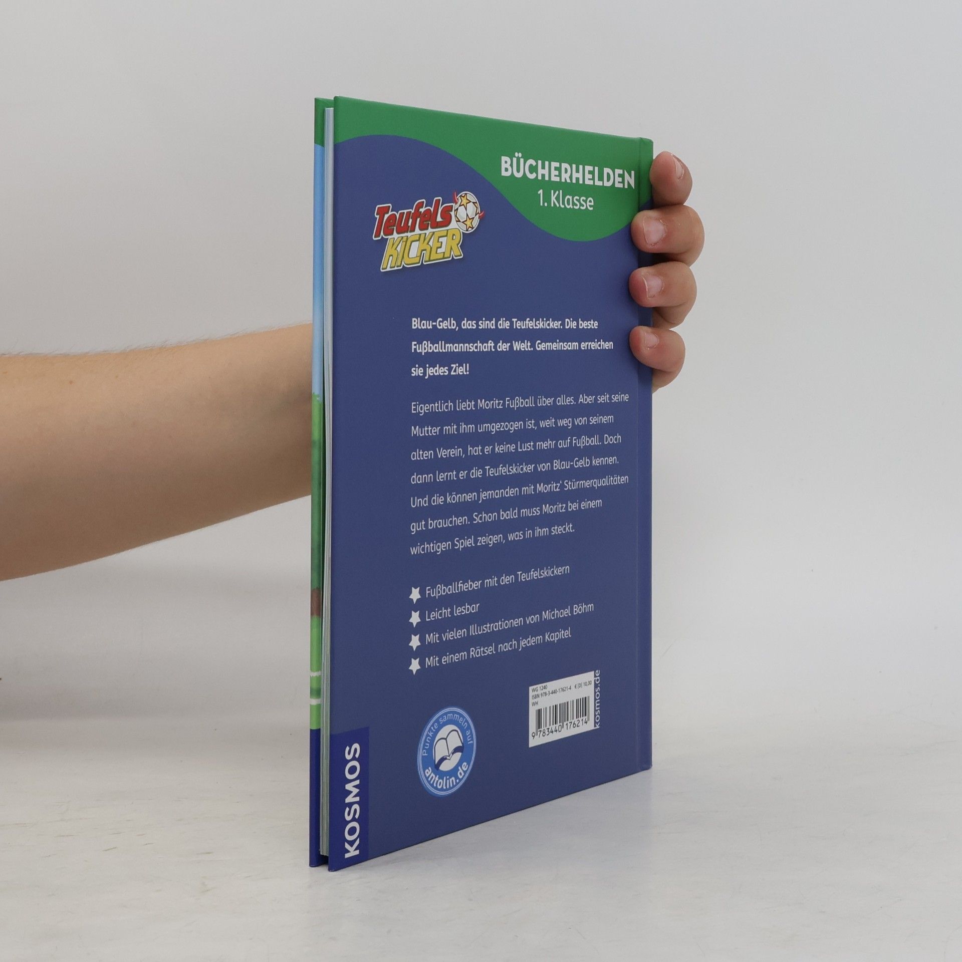 Frauke Nahrgang Teufelskicker, Bücherhelden 1. Klasse, Moritz macht das Spiel