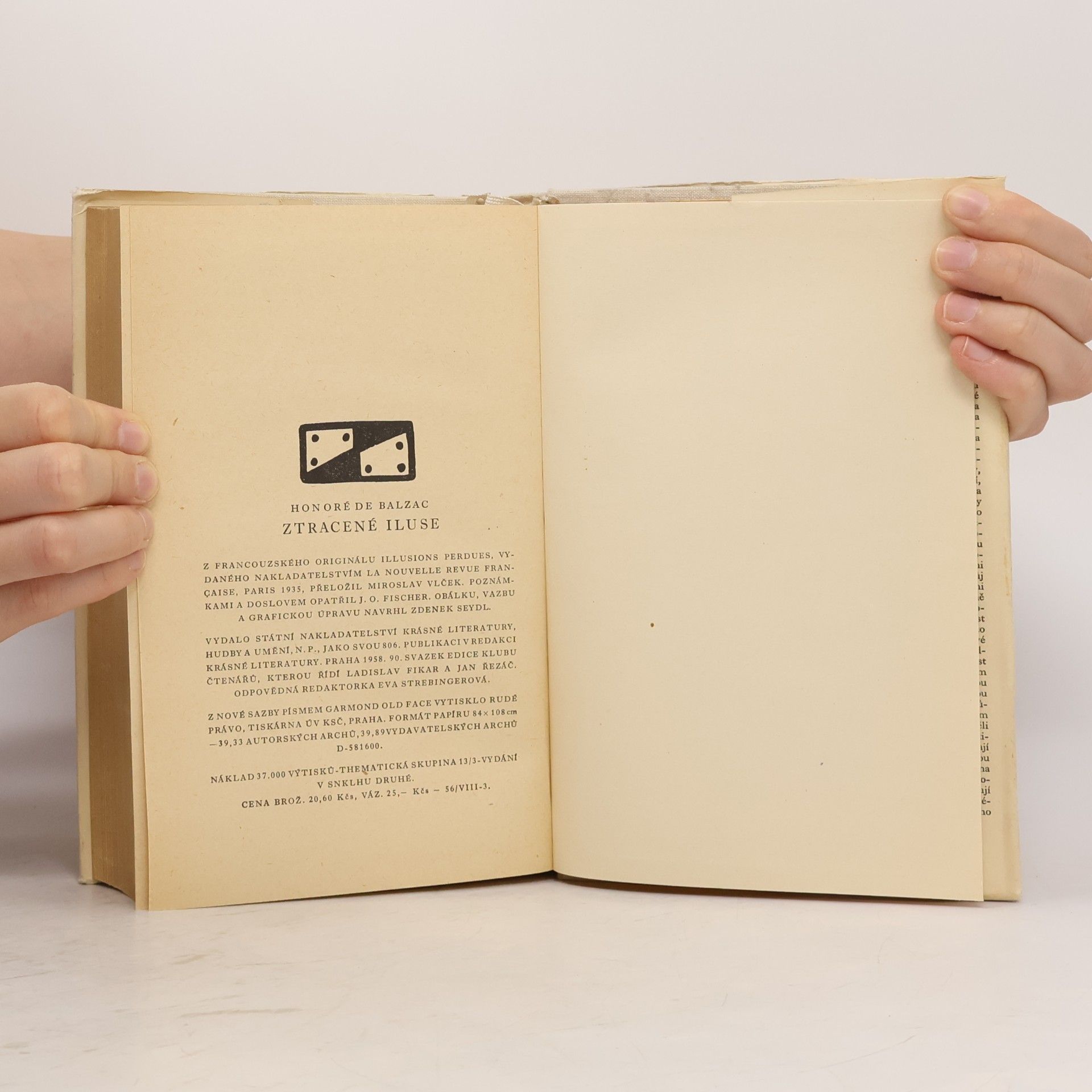 Honoré de Balzac Ztracené iluse