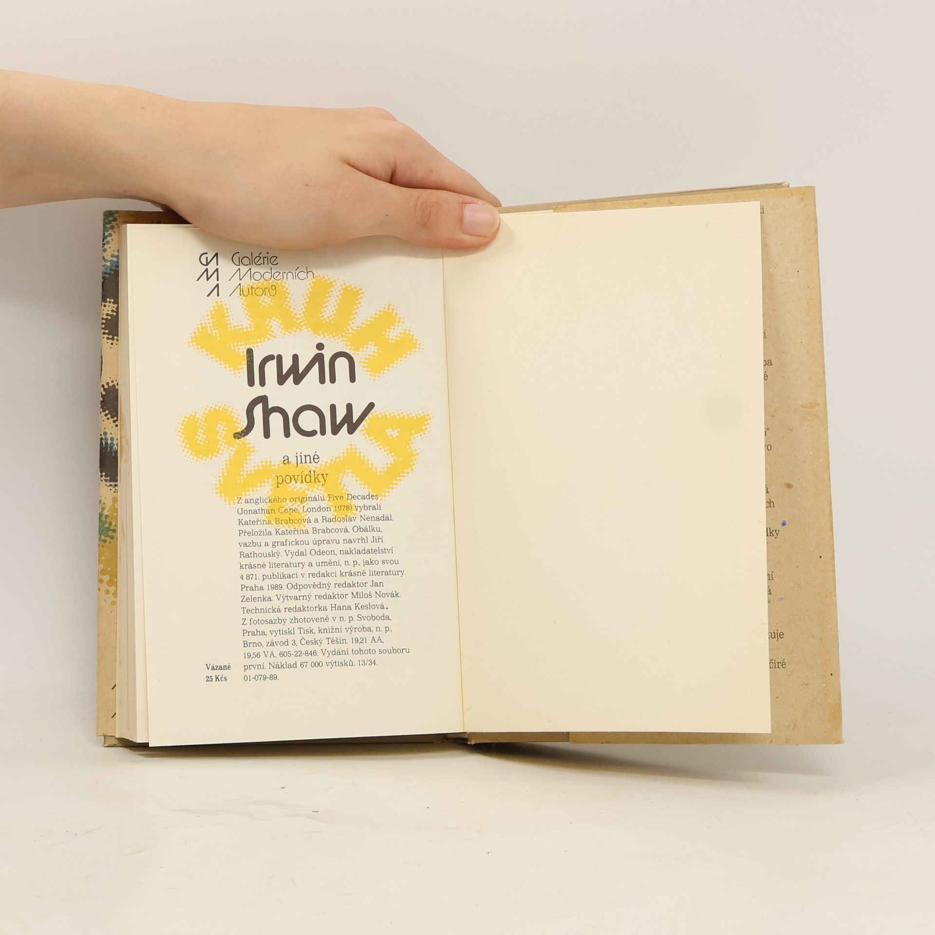 Irwin Shaw Kruh světla a jiné povídky