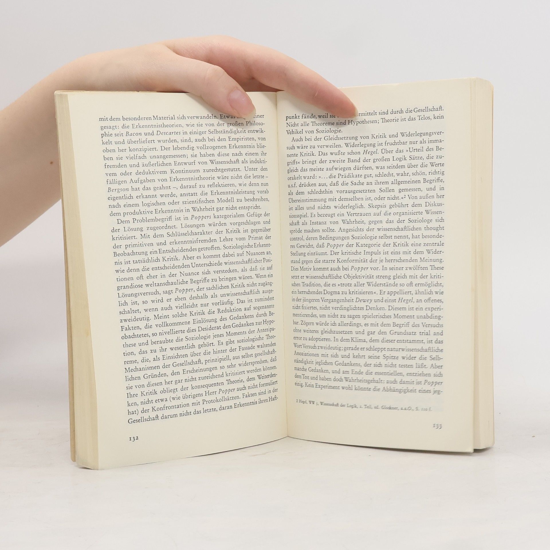 Theodor W. Adorno Der Positivismusstreit in der deutschen Soziologie