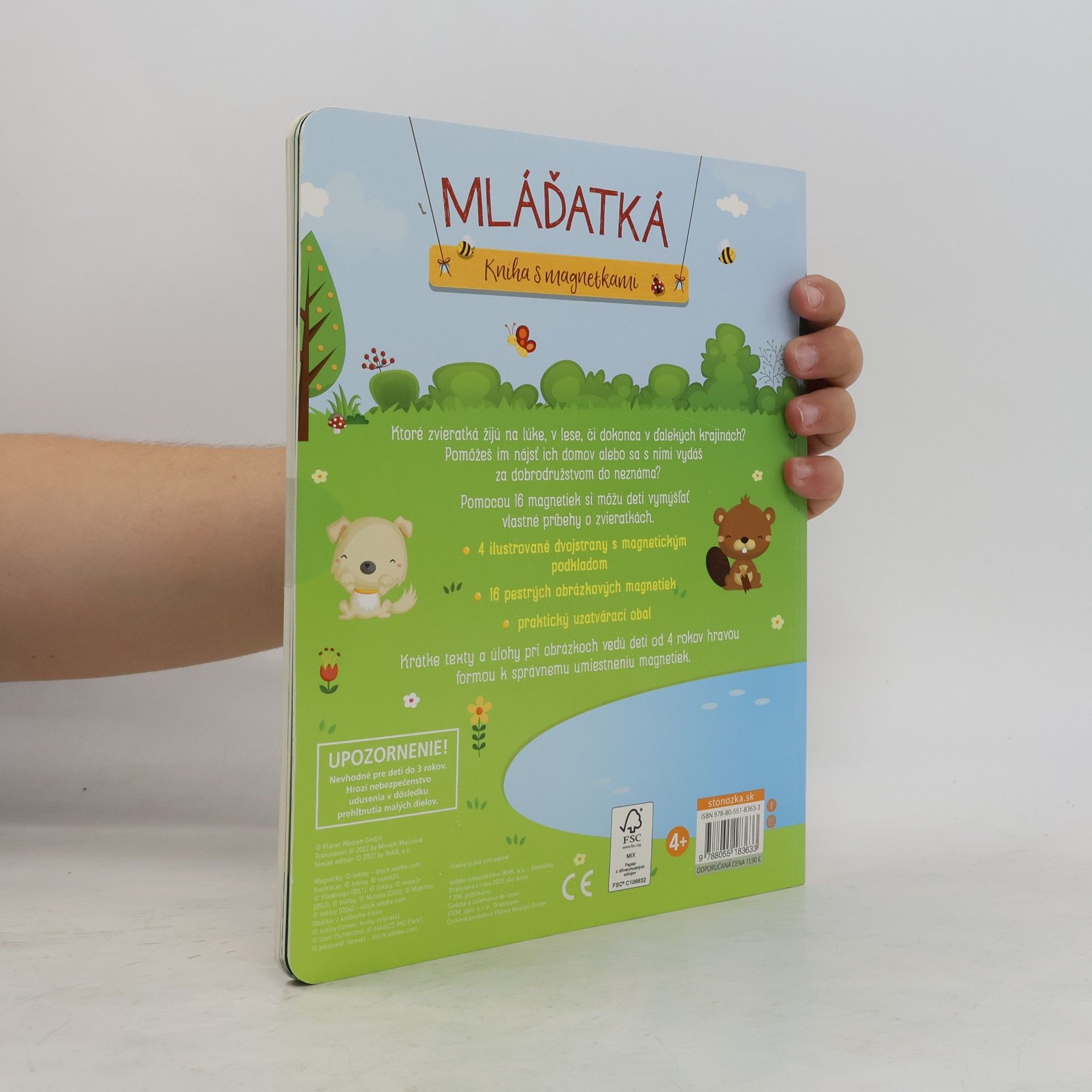Collectif d'auteurs Kniha s magnetkami: Mláďatká