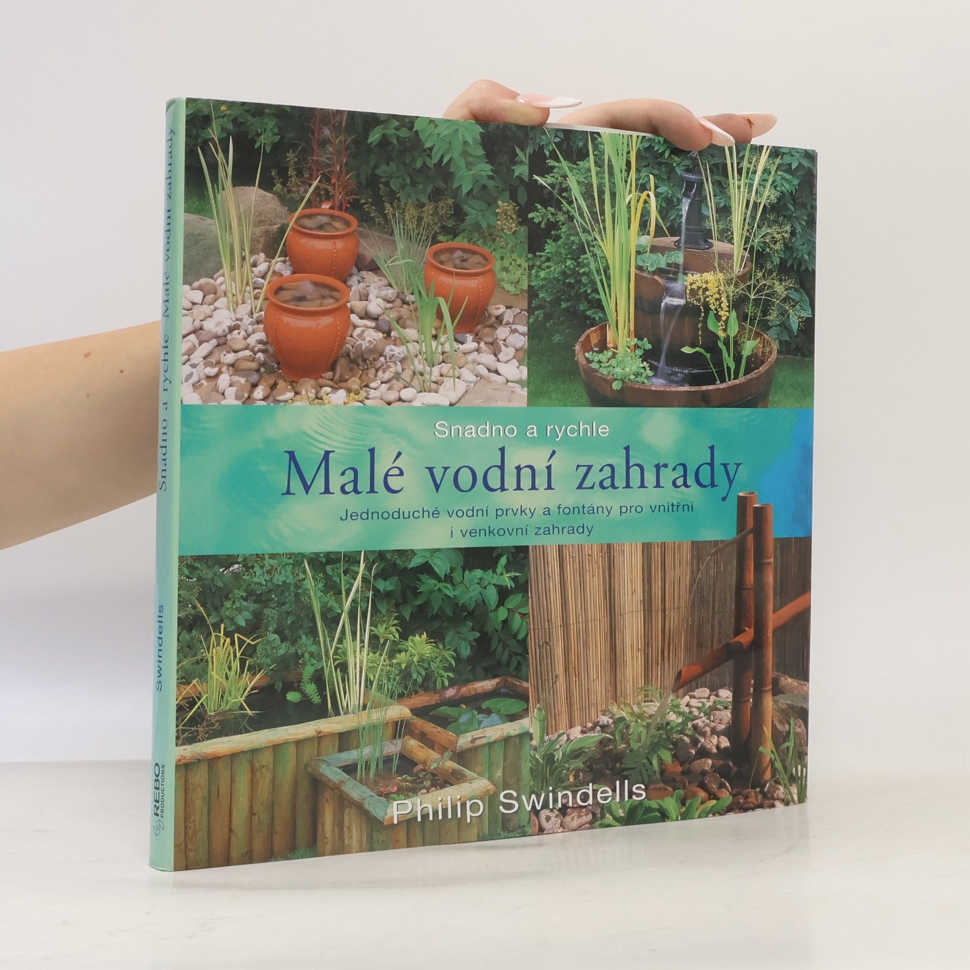 Philip Swindells Malé vodní zahrady: Jednoduché vodní prvky a fontány pro vnitřní i venkovní zahrady