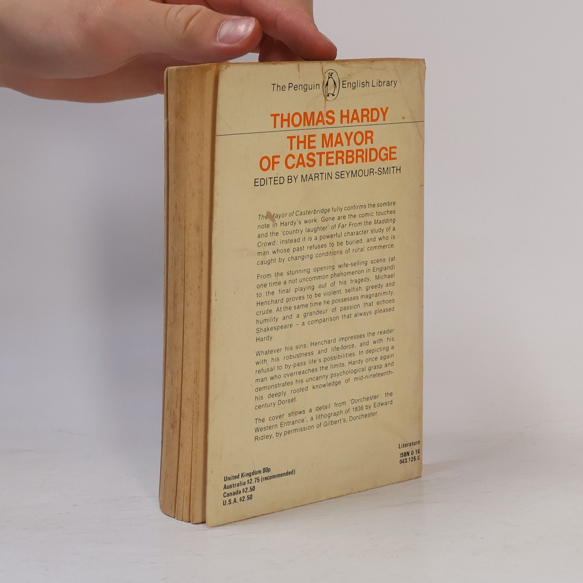 Thomas Hardy The Mayor of Casterbridge