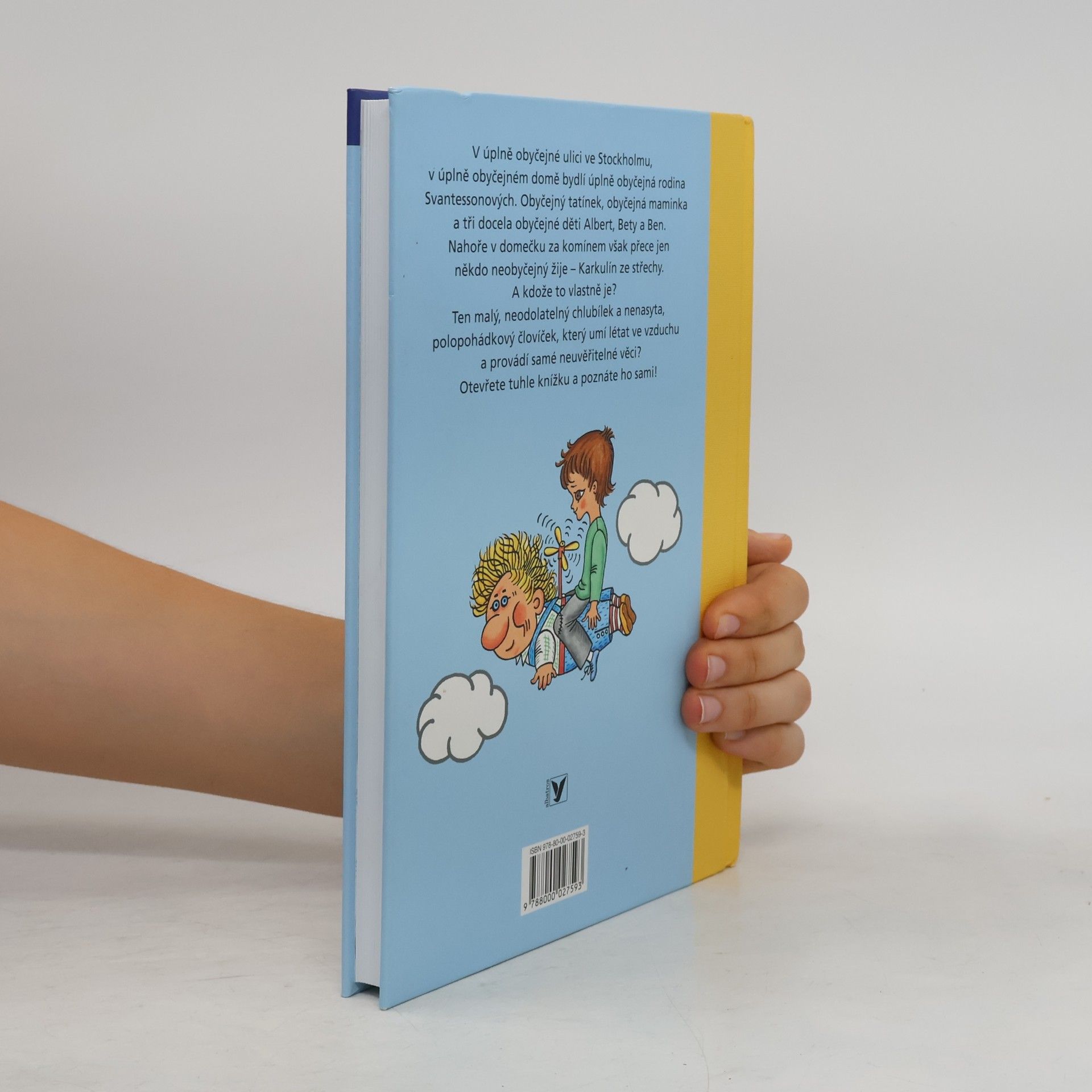 Astrid Lindgren Karkulín ze střechy
