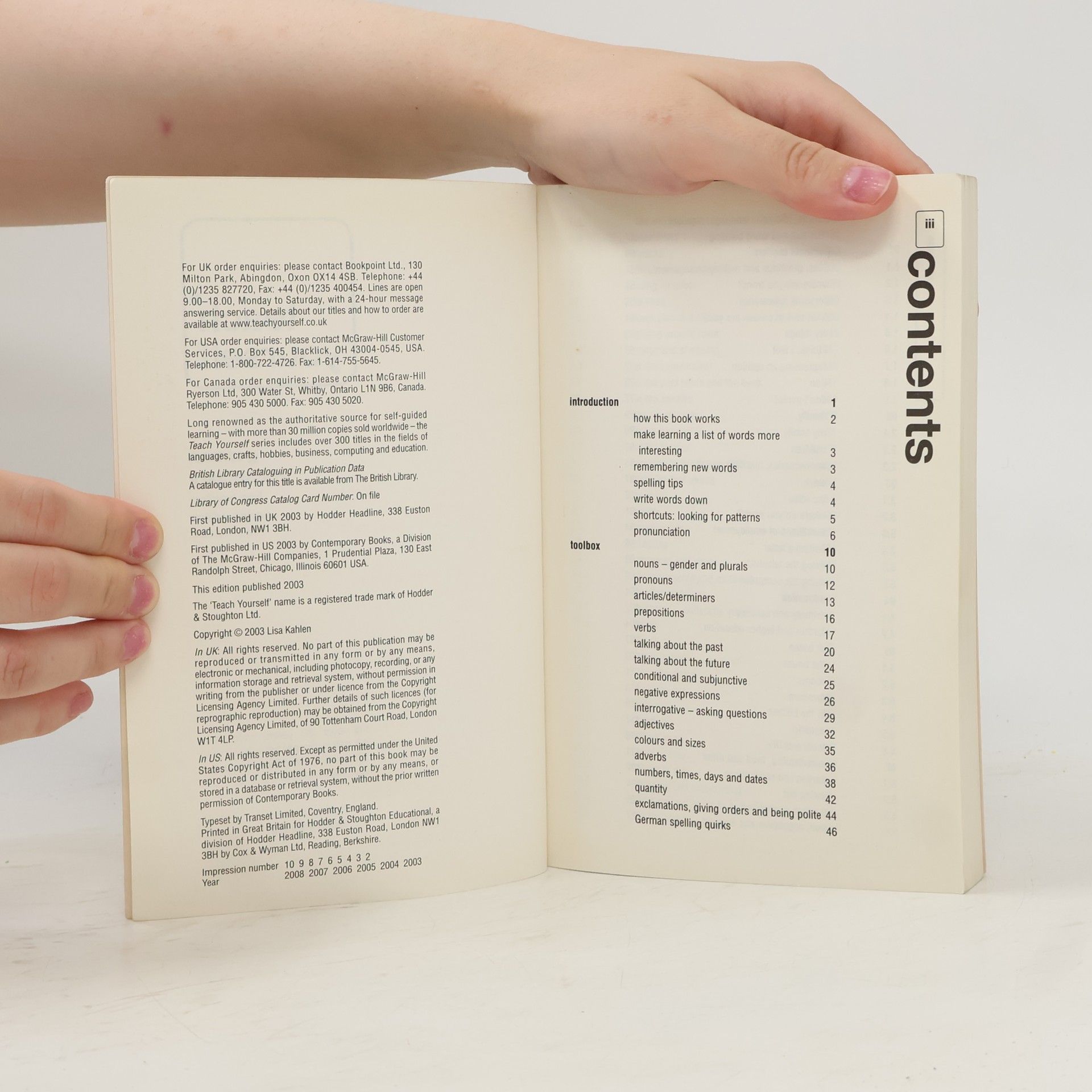 Lisa Kahlen Teach Yourself German Vocabulary