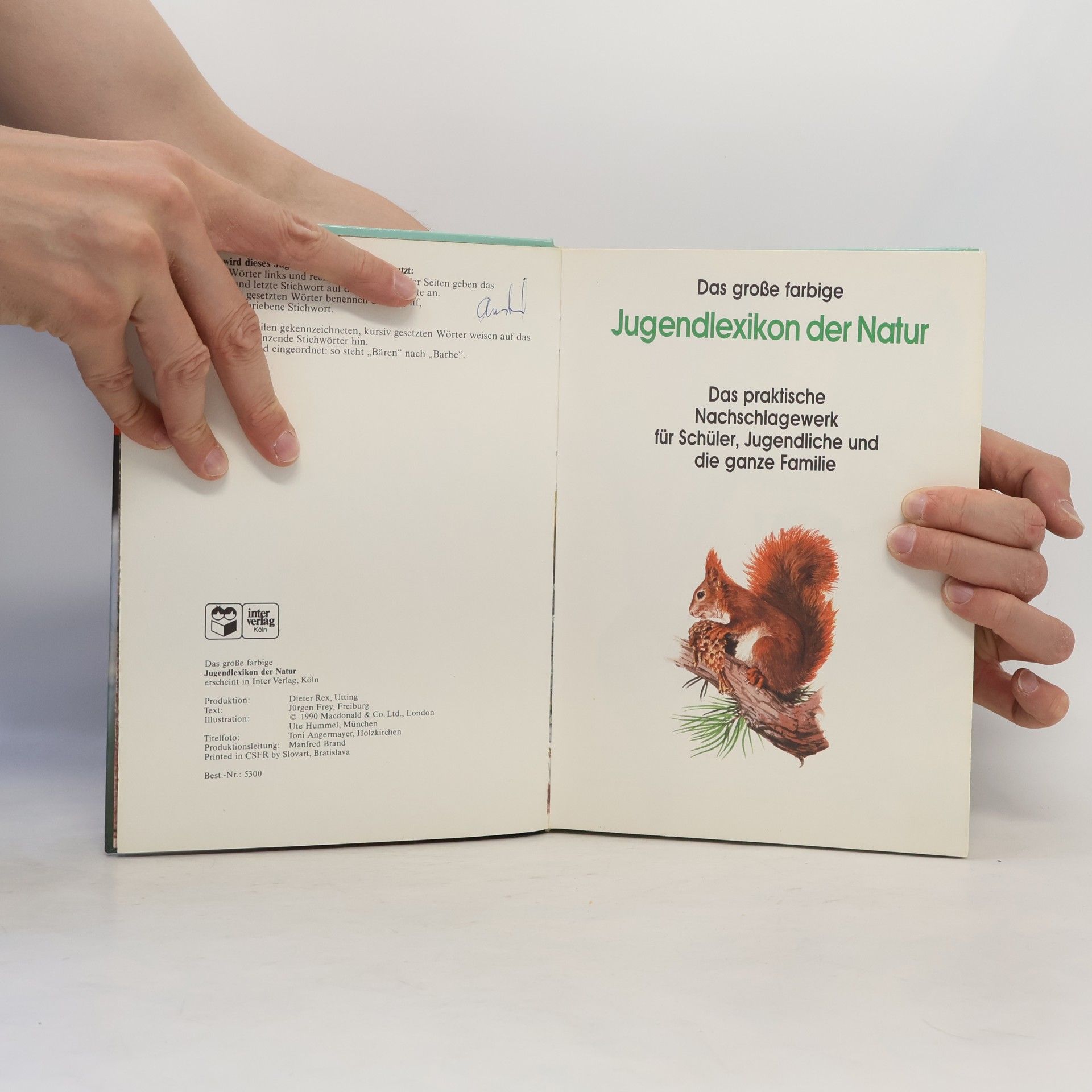 Autores varios Das grosse farbige Jugendlexikon der Natur