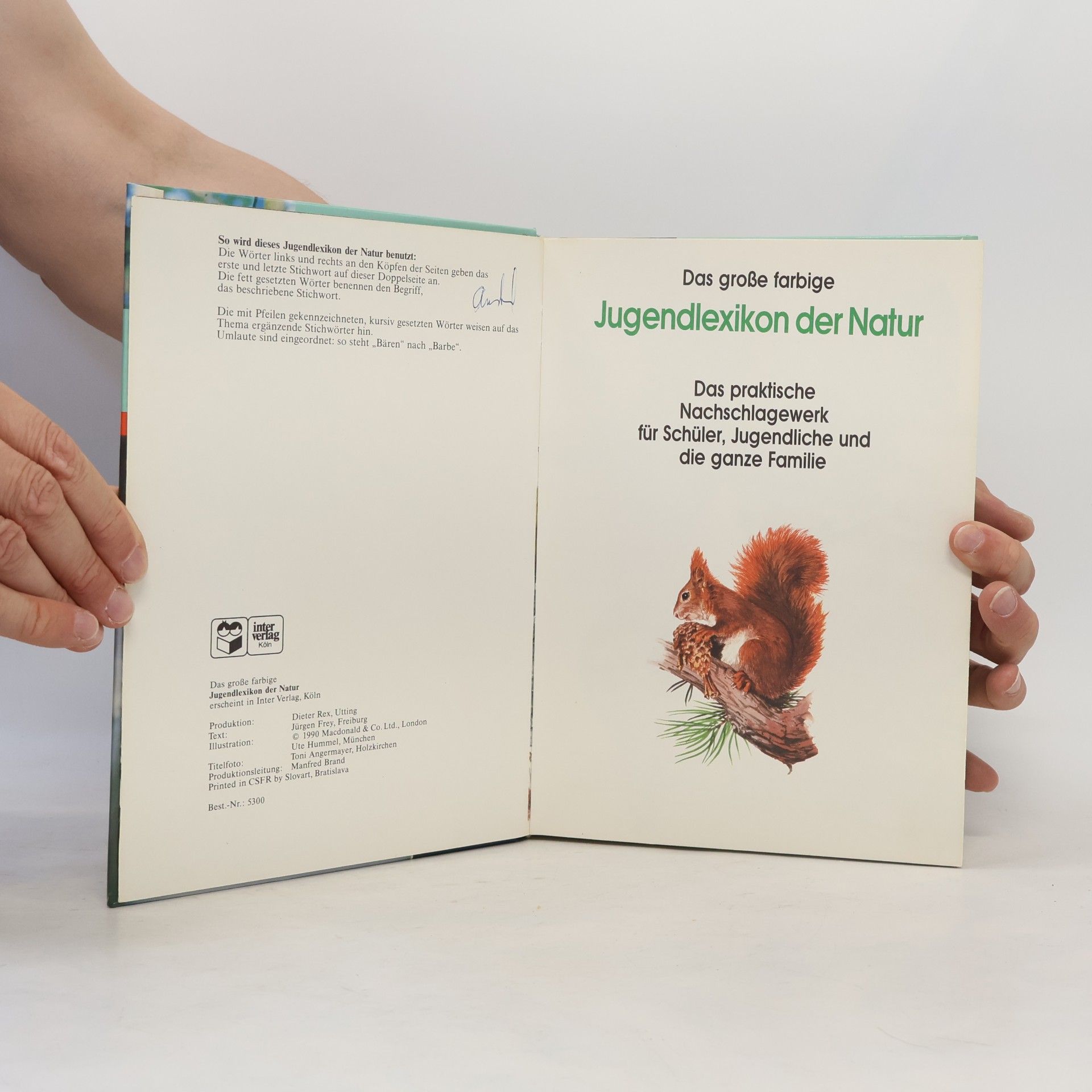 Autores varios Das grosse farbige Jugendlexikon der Natur